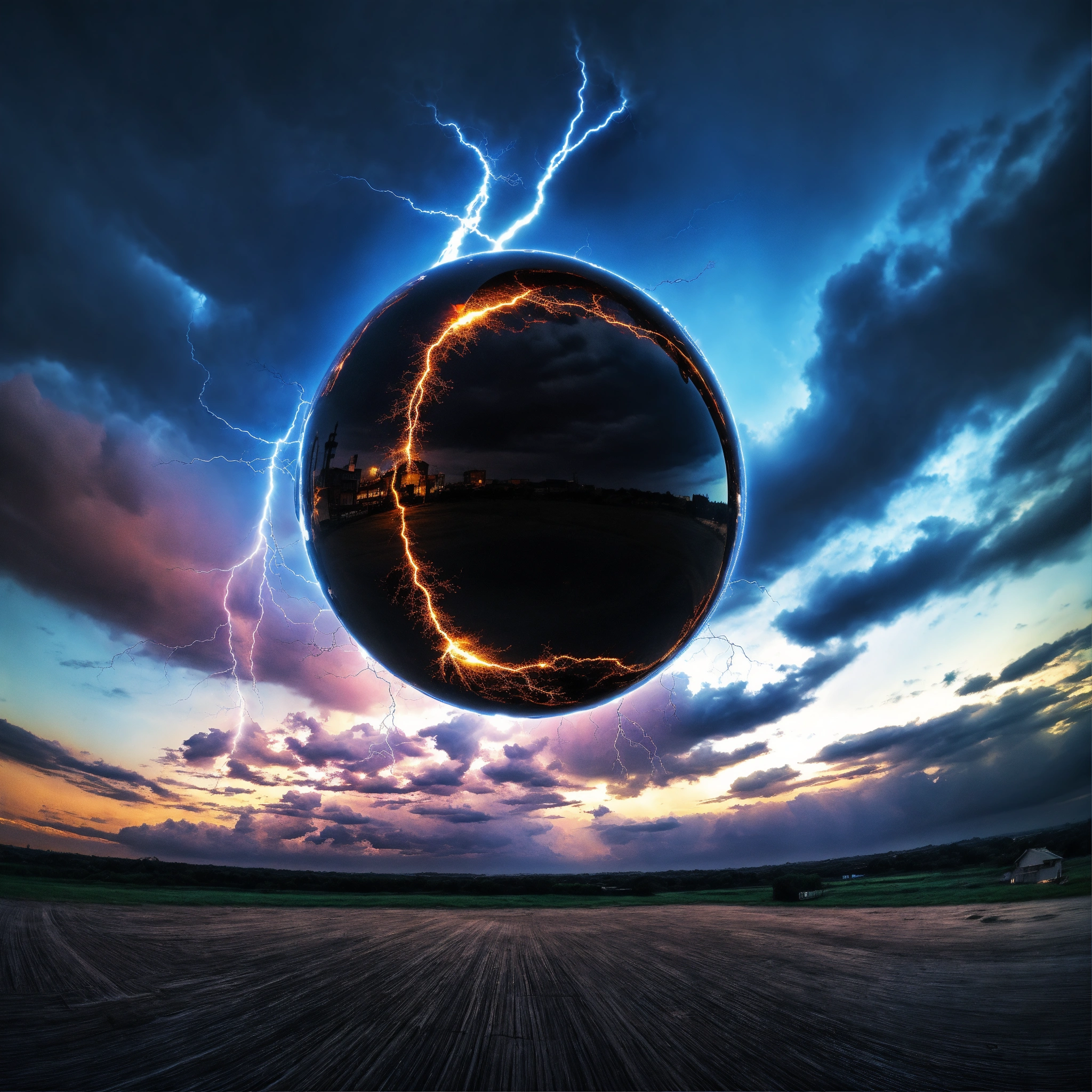 Lexica - Photo fish eye 3d Digital art Black strange object odd shape ...