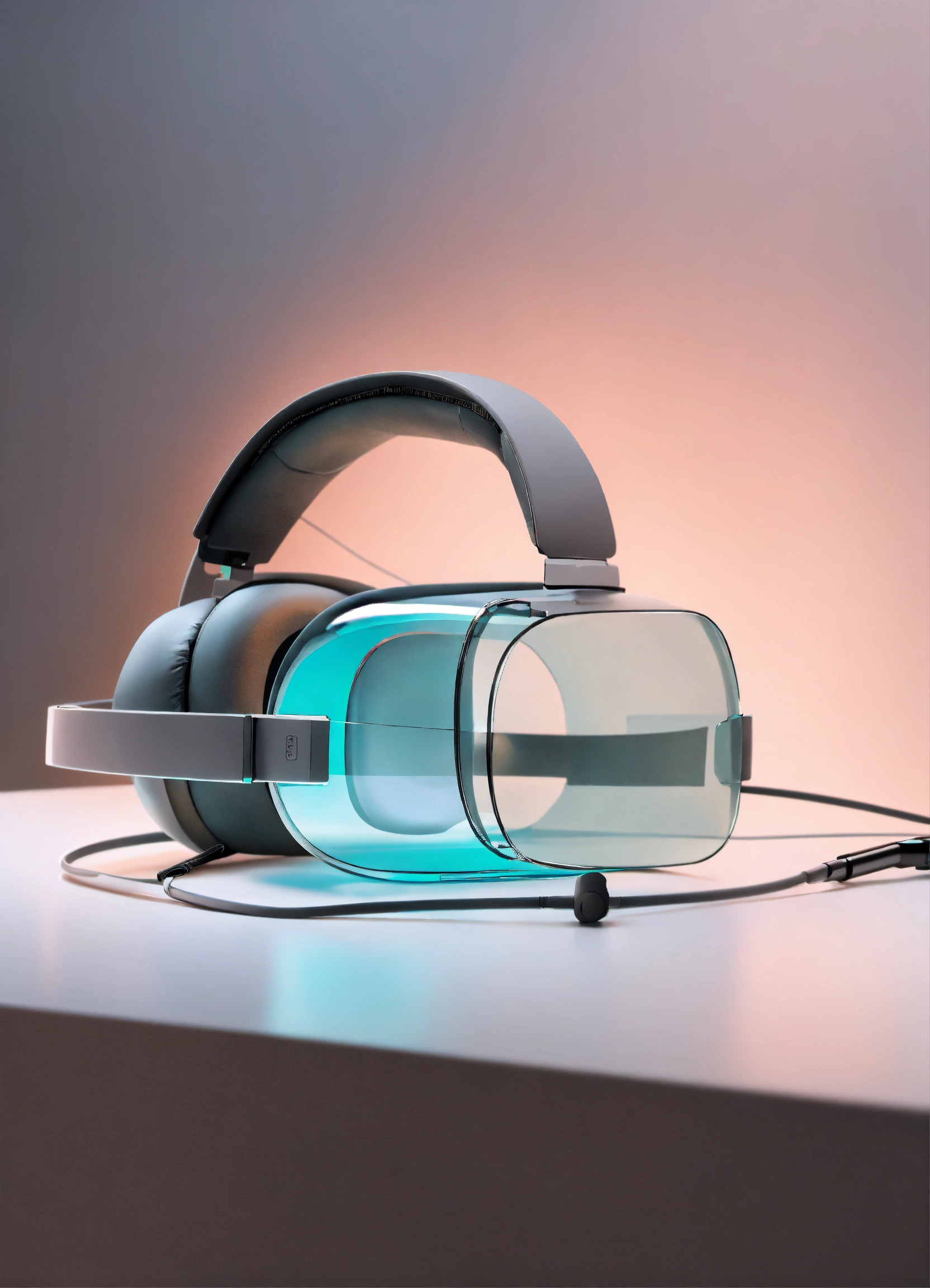 Lexica - A stunning, minimalist curved, pastel translucent glass AR ...
