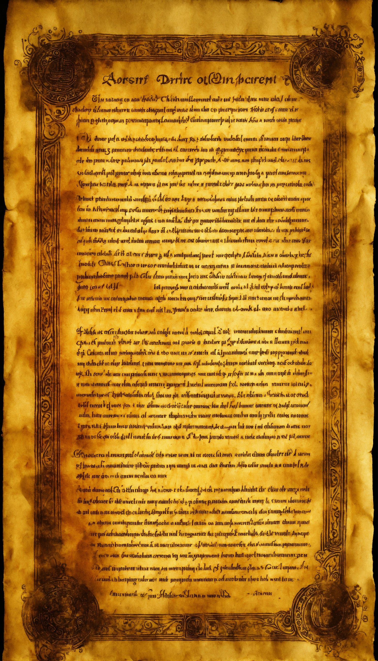 Lexica - Ancient parchment