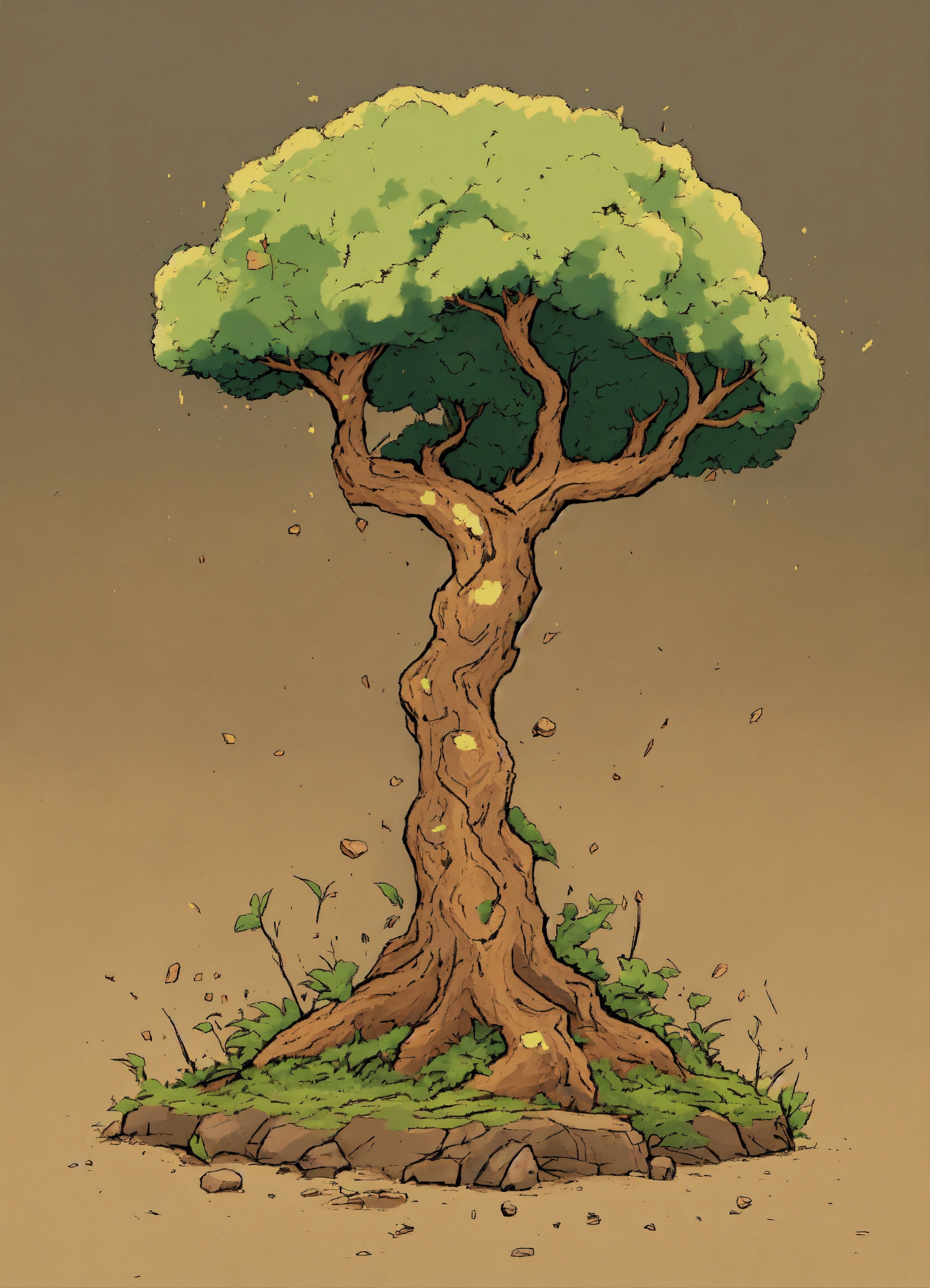 Lexica - Angry and angry very small tree, comics