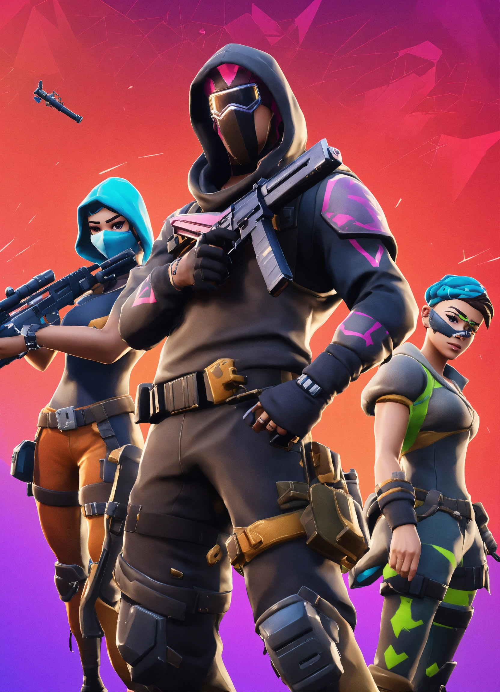 Lexica - Fortnite squad, legendary weapons