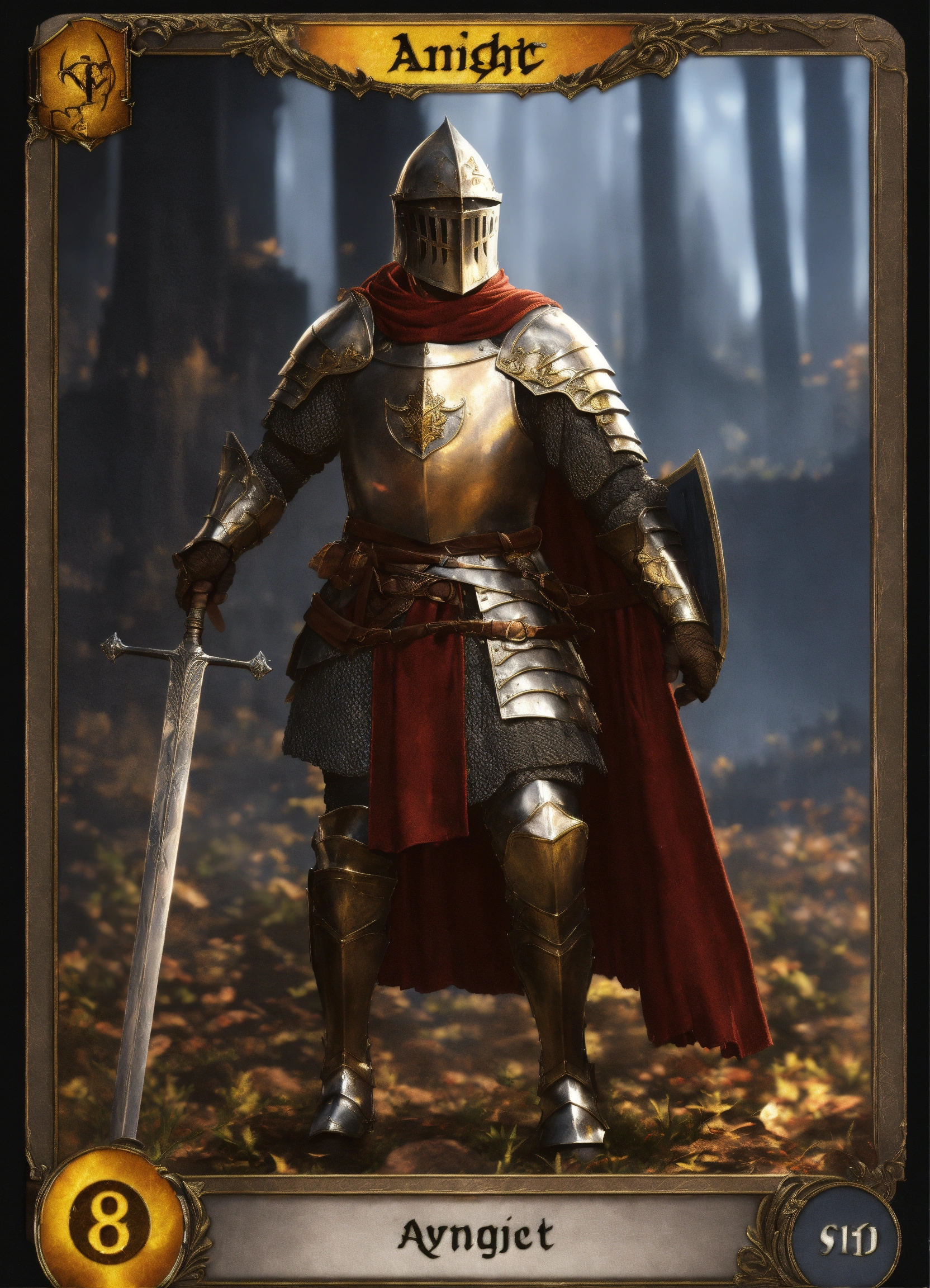 Lexica - (((trading card))) featuring a knight by Jeff Easley CryEngine ...