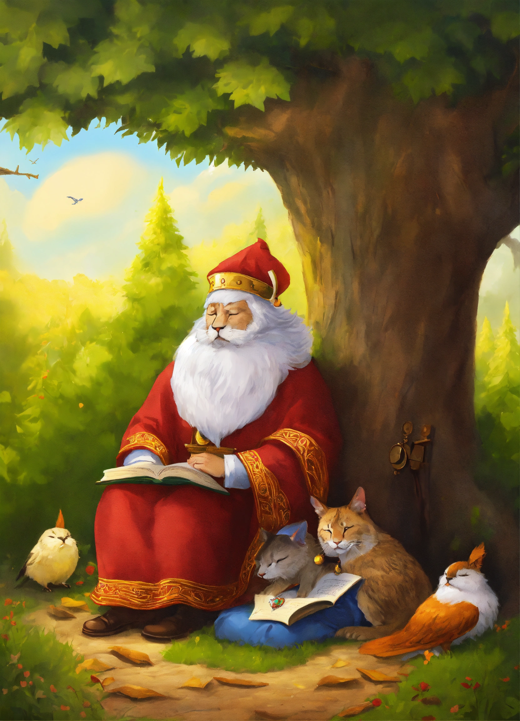 Lexica - A wise ruler has been sitting and sleeping under the tree ...