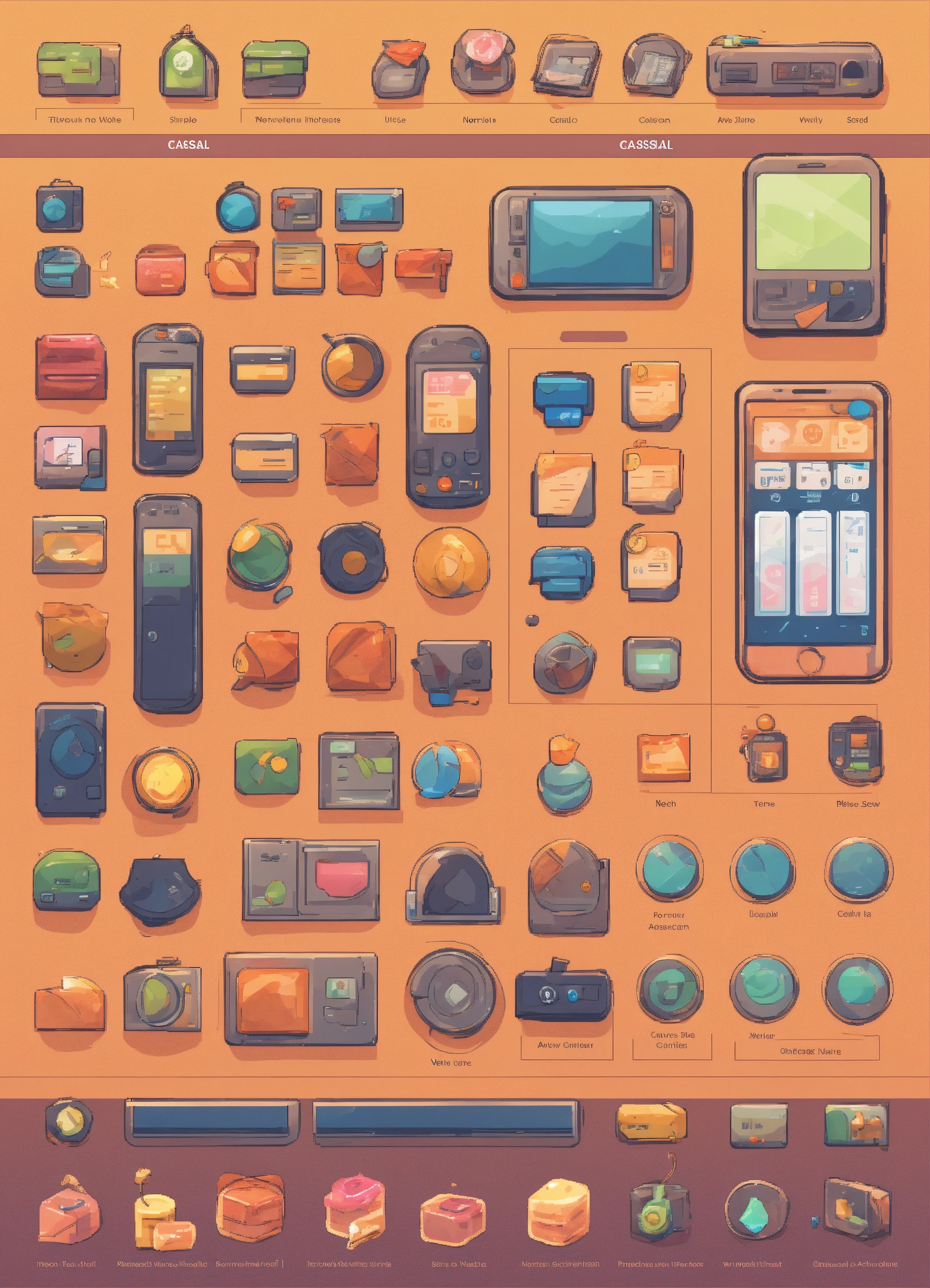 Lexica - Casual simple UI spritesheet