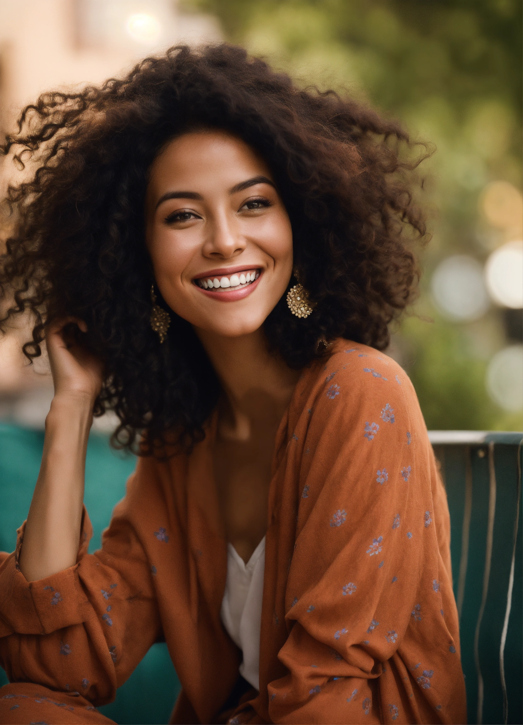 Lexica - "Generate an image of a woman in her late 20s to 30s with a ...