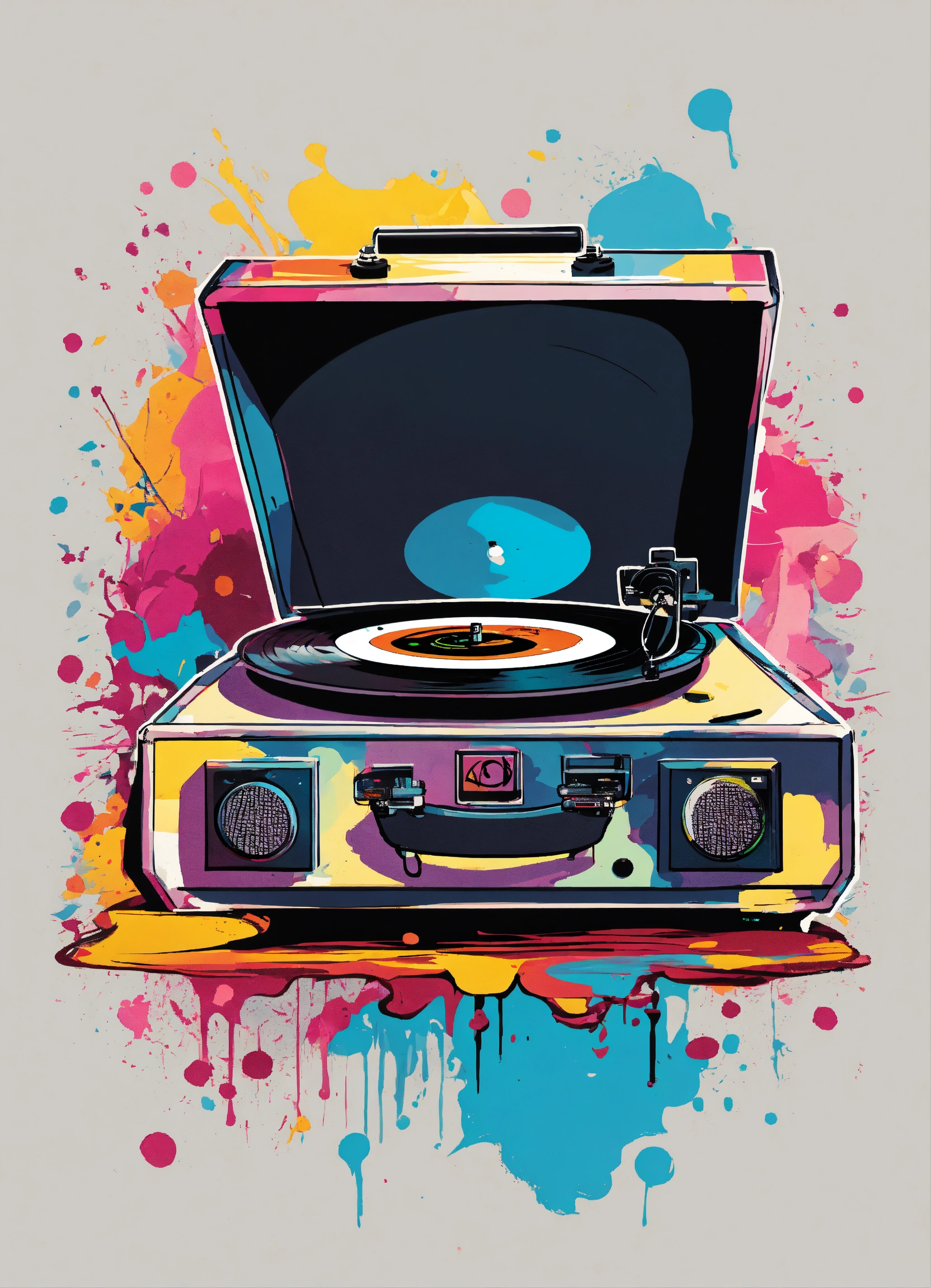 Lexica - STICKER ART, Print ready vector t-shirt design, illustration ...
