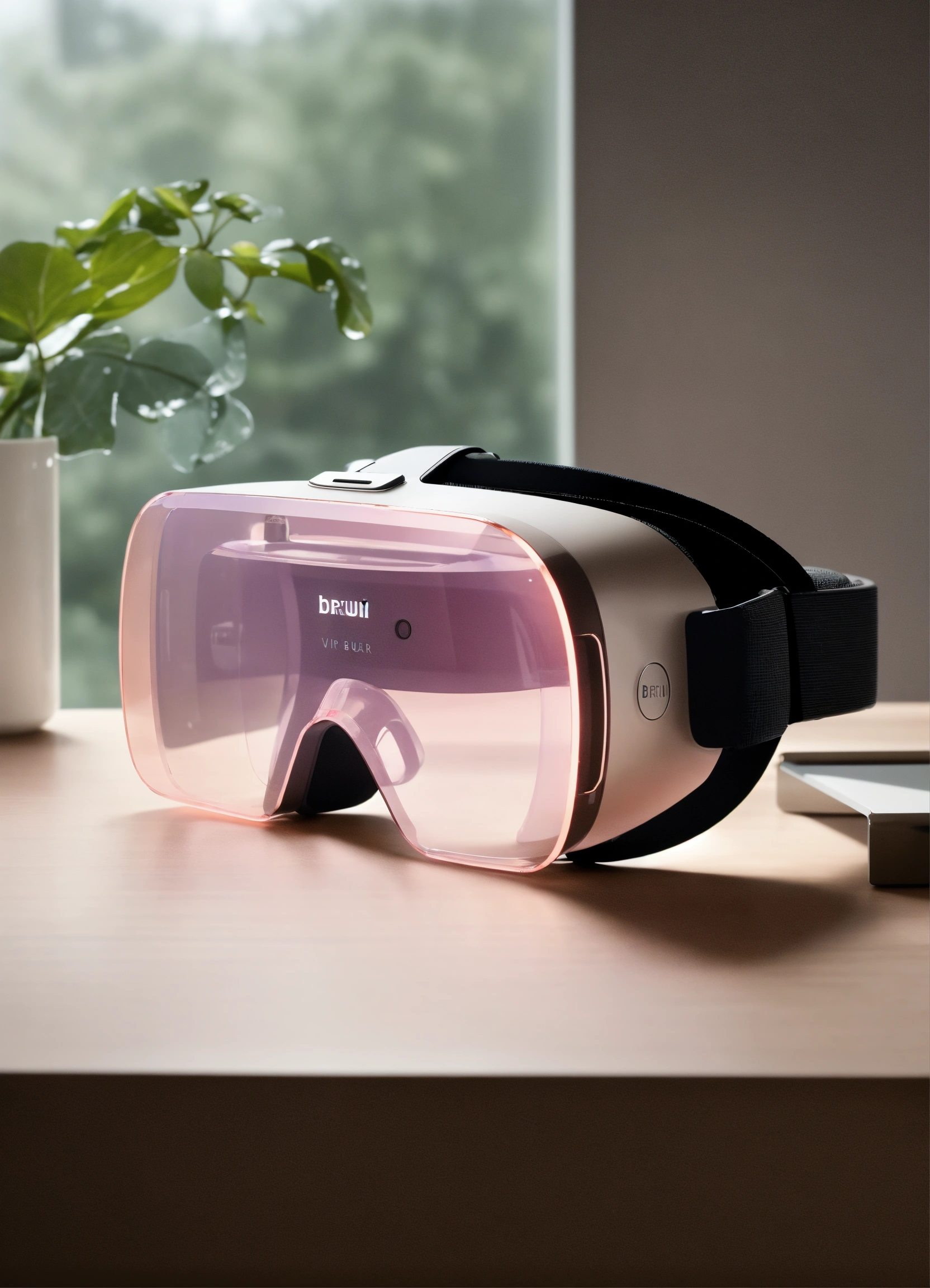 Lexica - A stunning, minimalist, thin, pastel translucent glass VR ...
