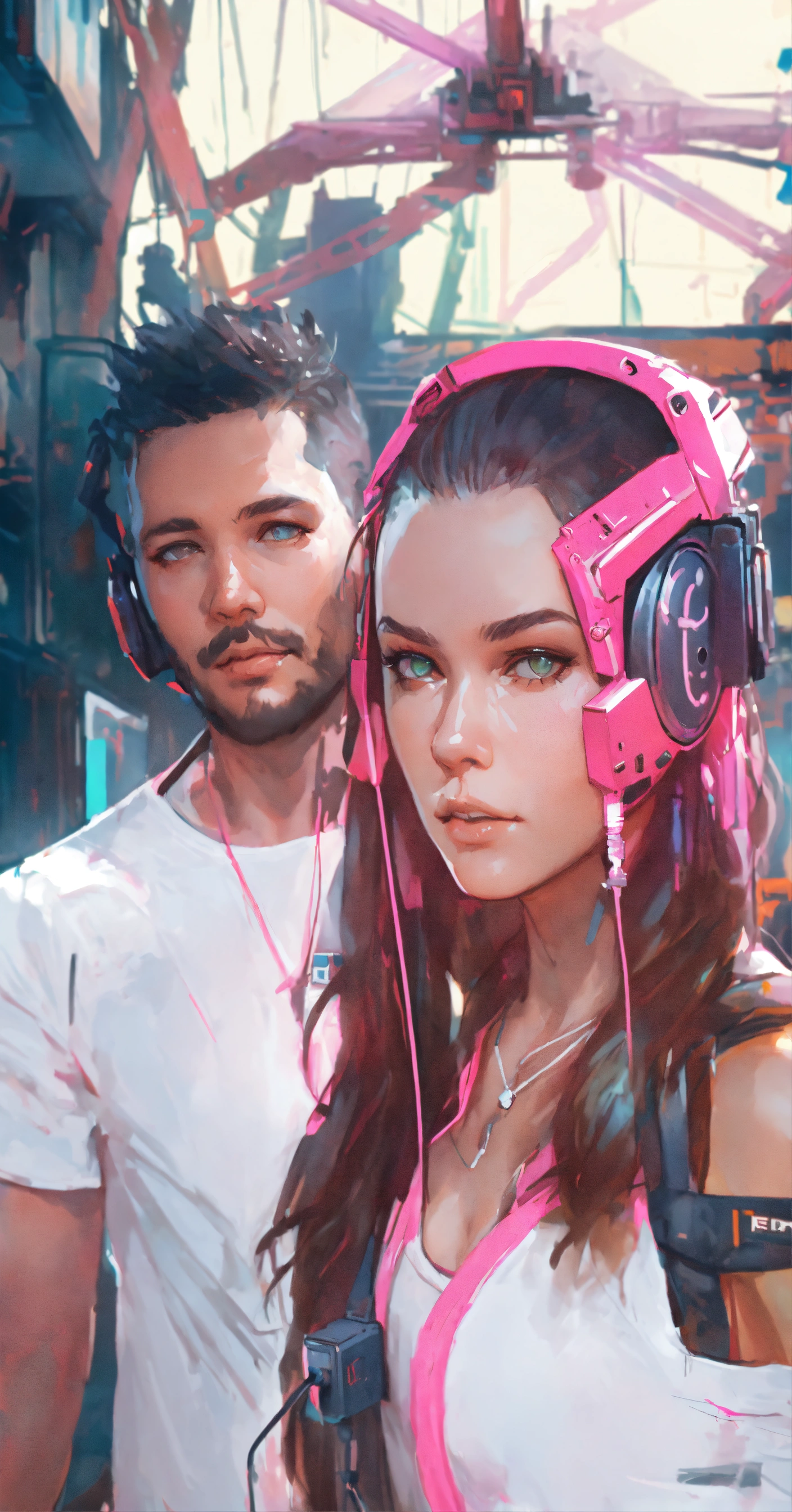 Lexica - Cyberpunk futuristic neon operator, by ismail inceoglu dragan ...