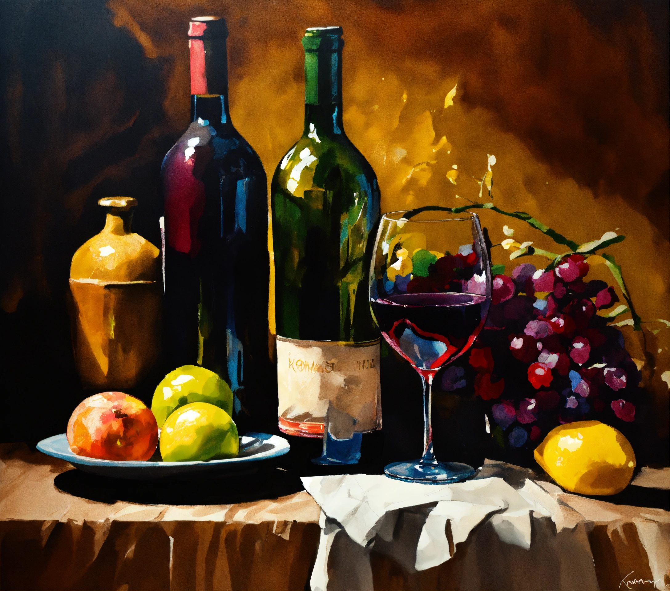 Lexica - Create a photorealistic 3D still life painting in the style of ...