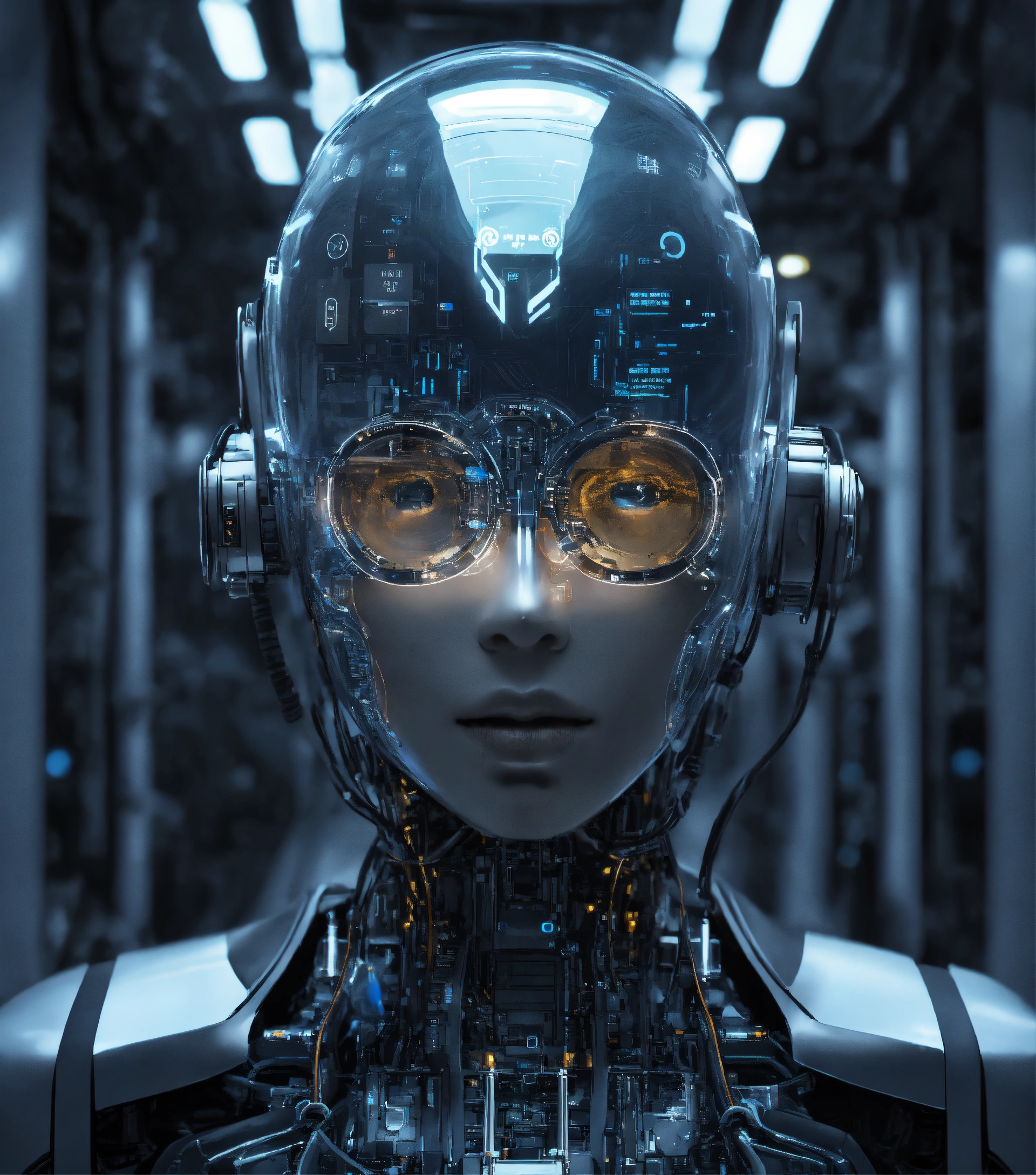 Lexica - Futuristic style automatic artificial intelligence {prompt ...