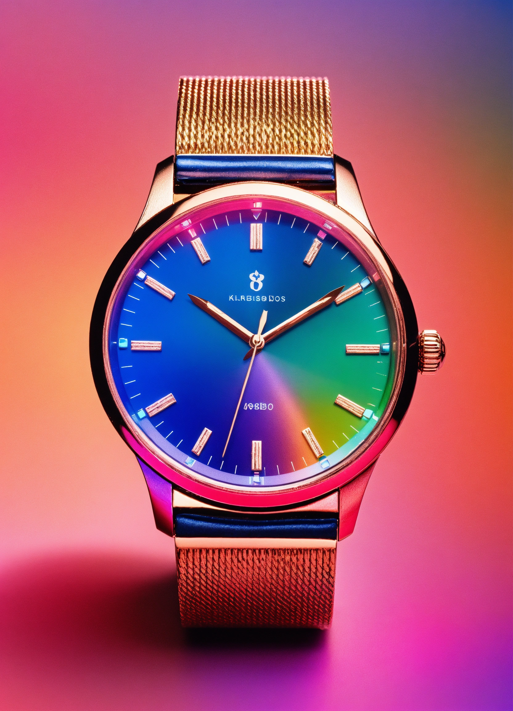 Lexica - Watch box with gradient background