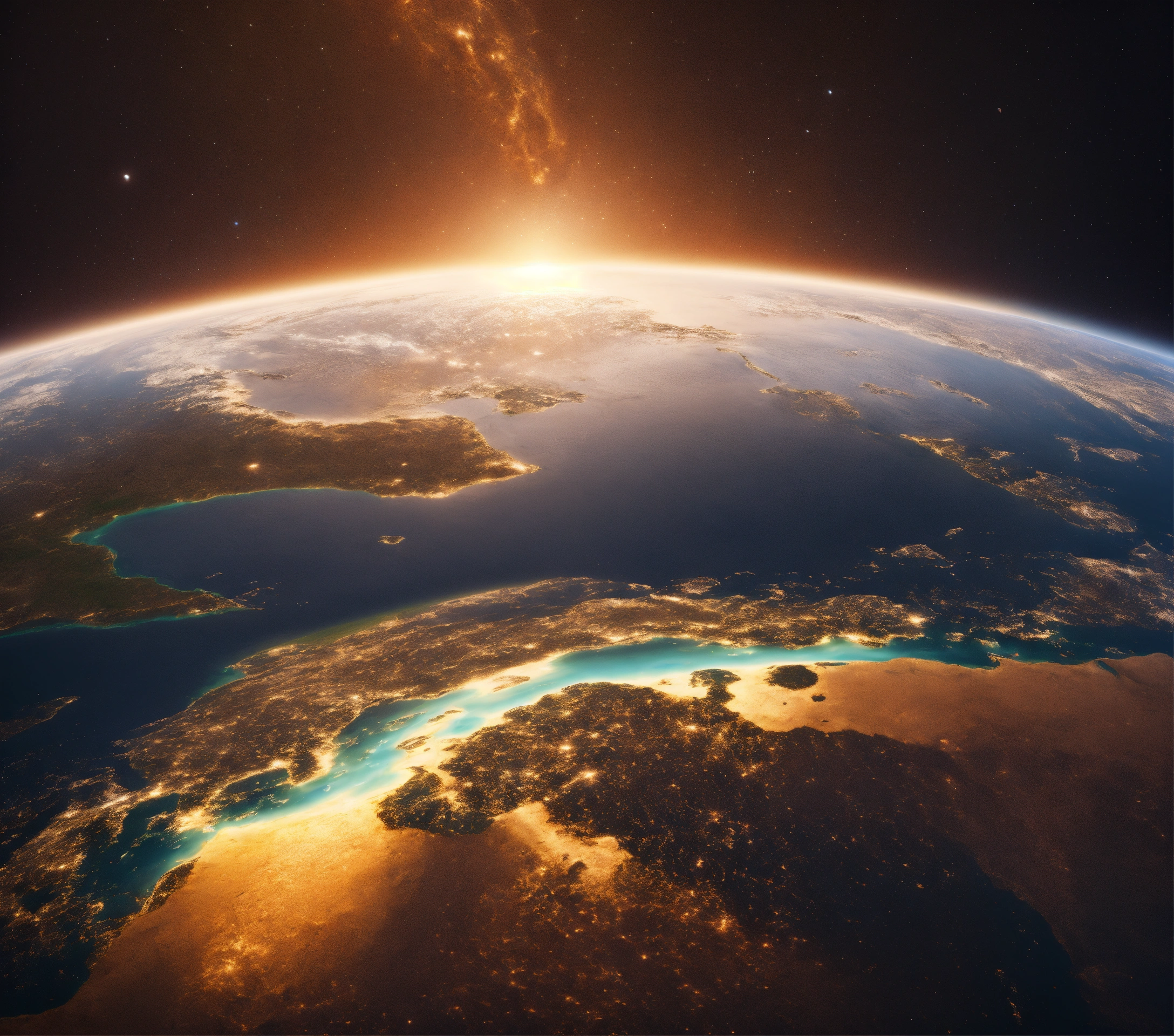 Lexica - Image of a dying Earth from space, environmental degradation ...