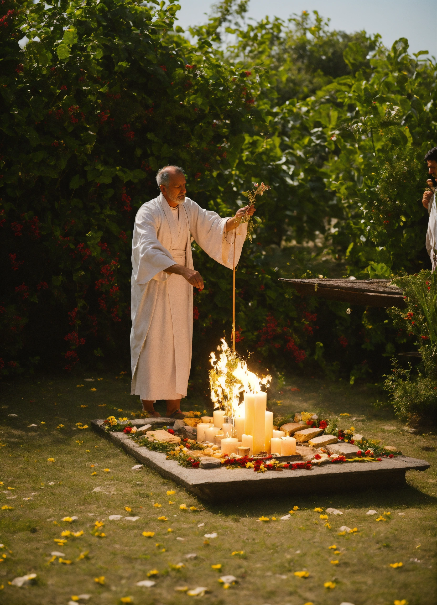 Lexica - A man performing a resurrection ritual.