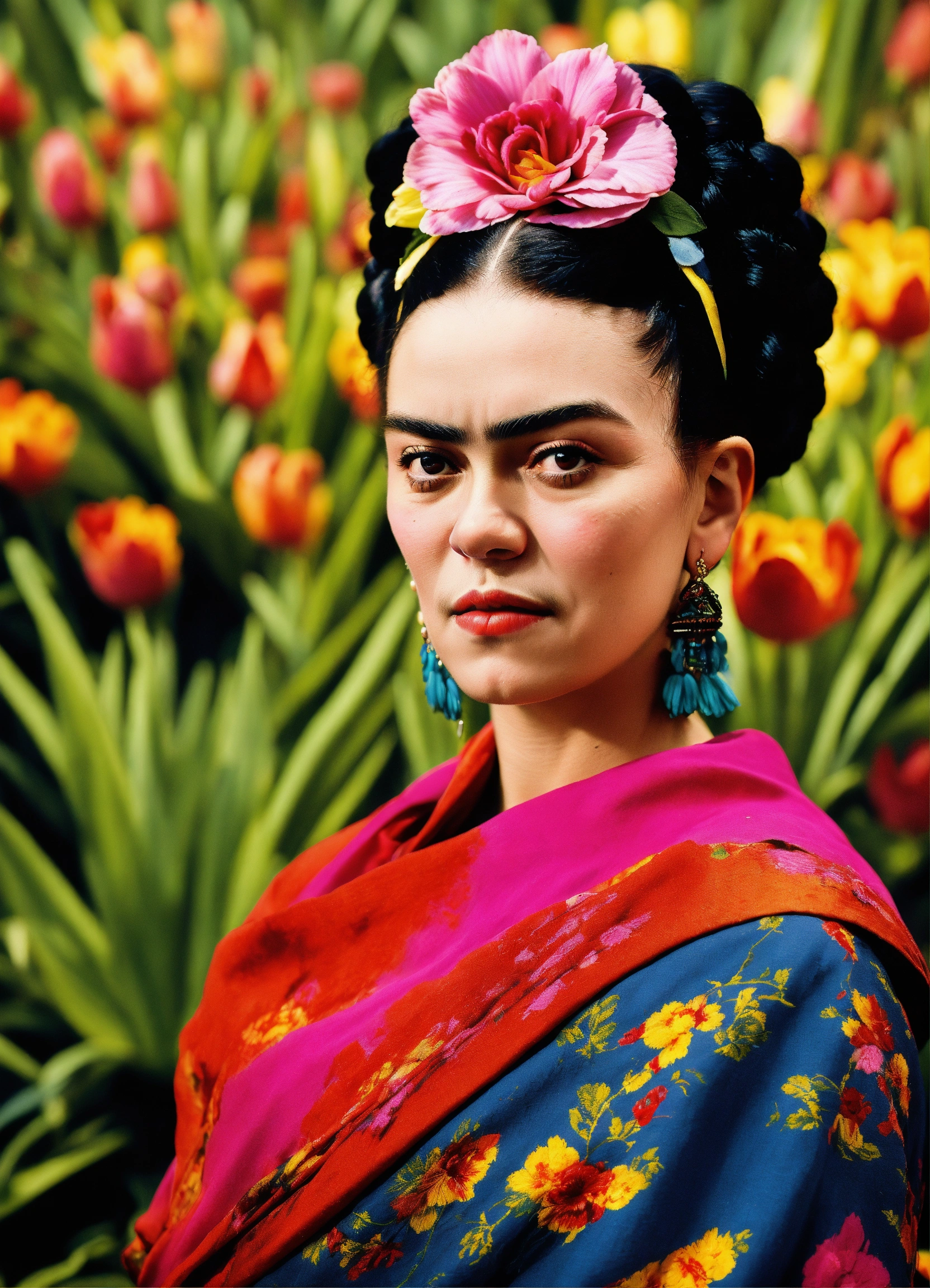 Lexica - The Image Captures The Indomitable Spirit Of Frida Kahlo, The ...