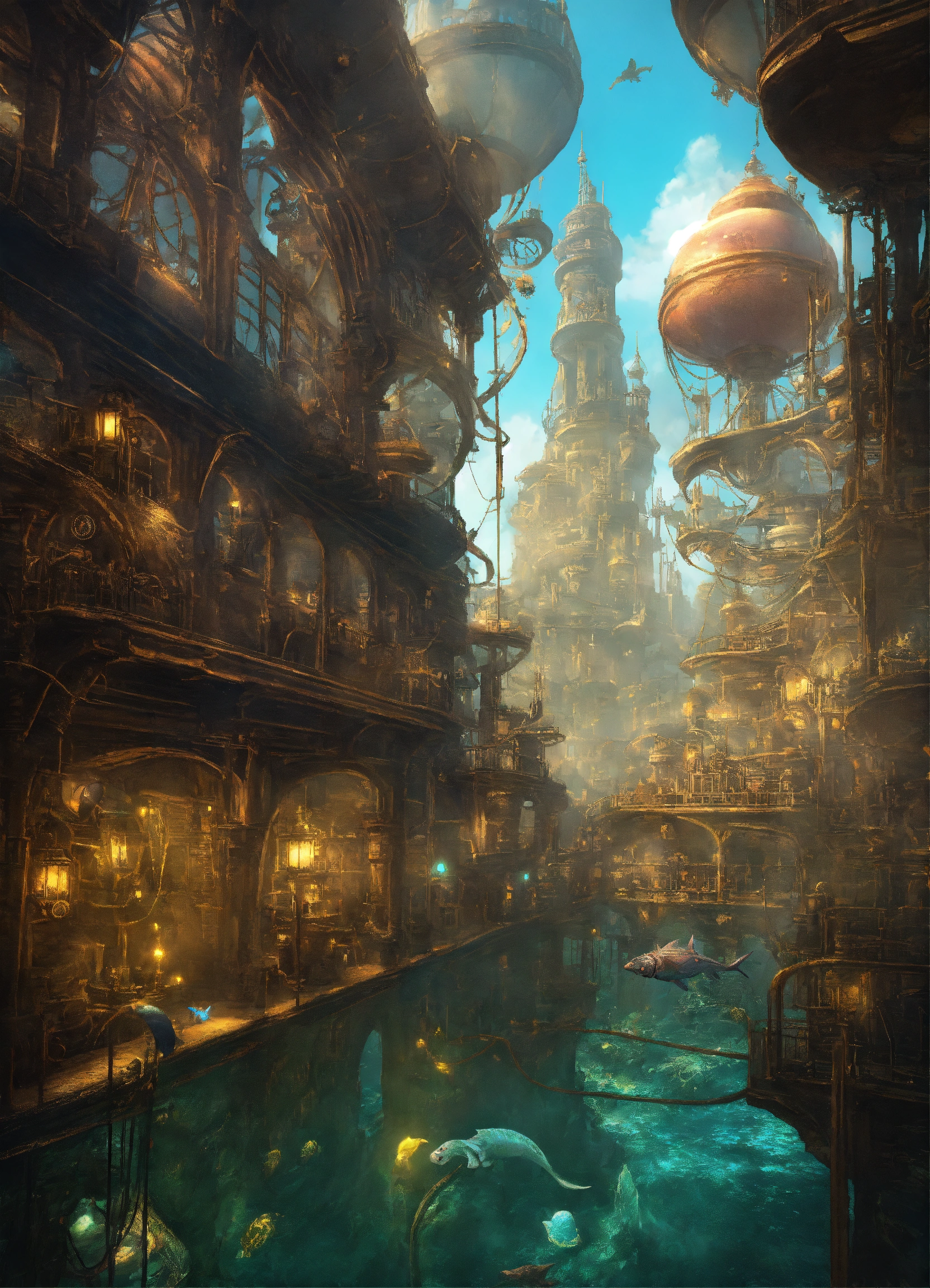 Lexica - Steampunk revolution in an underwater city with magical ...