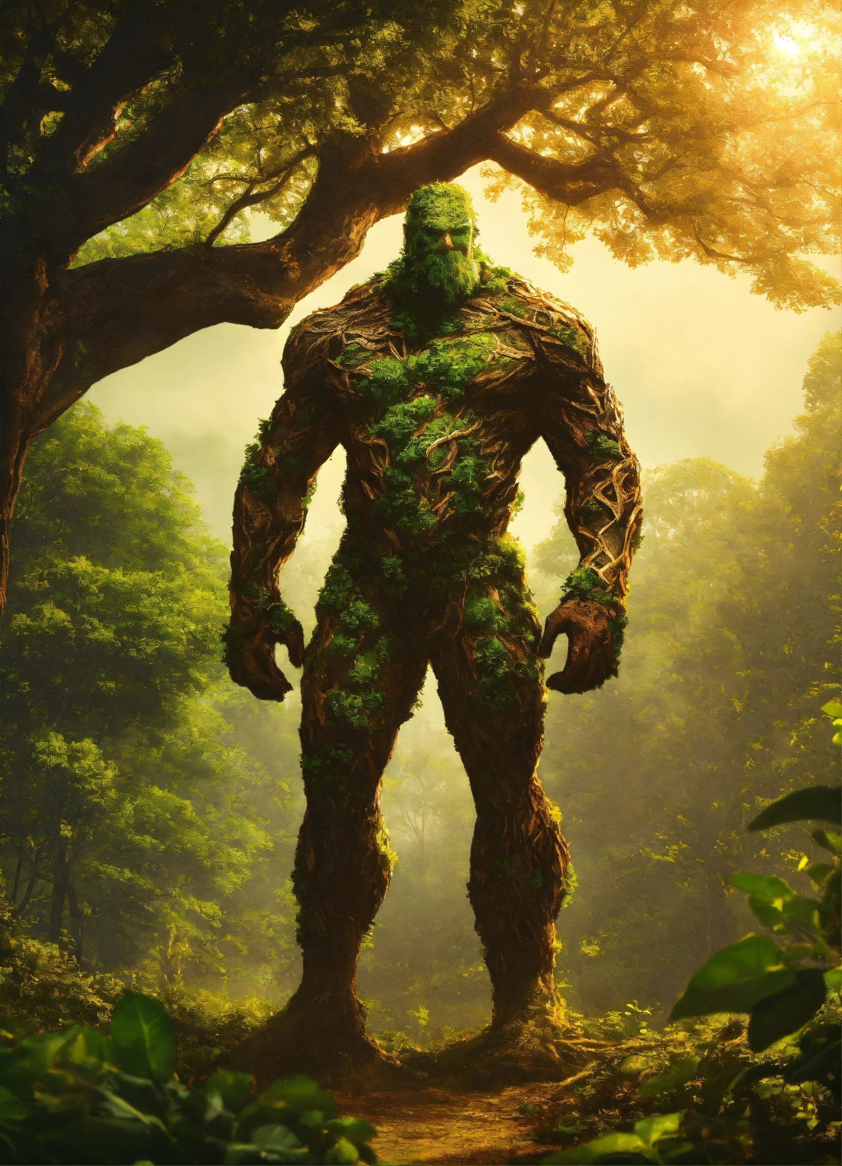 Lexica - Giant man with tree skin