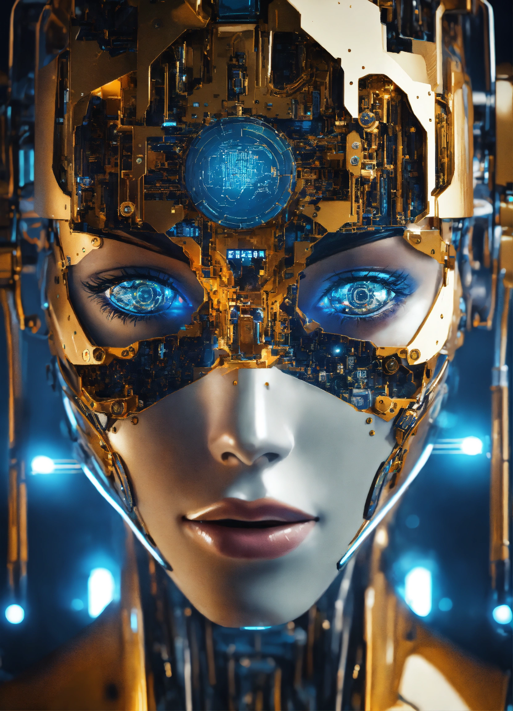 Lexica - Artificial intelligence futuristic digital technology human ...