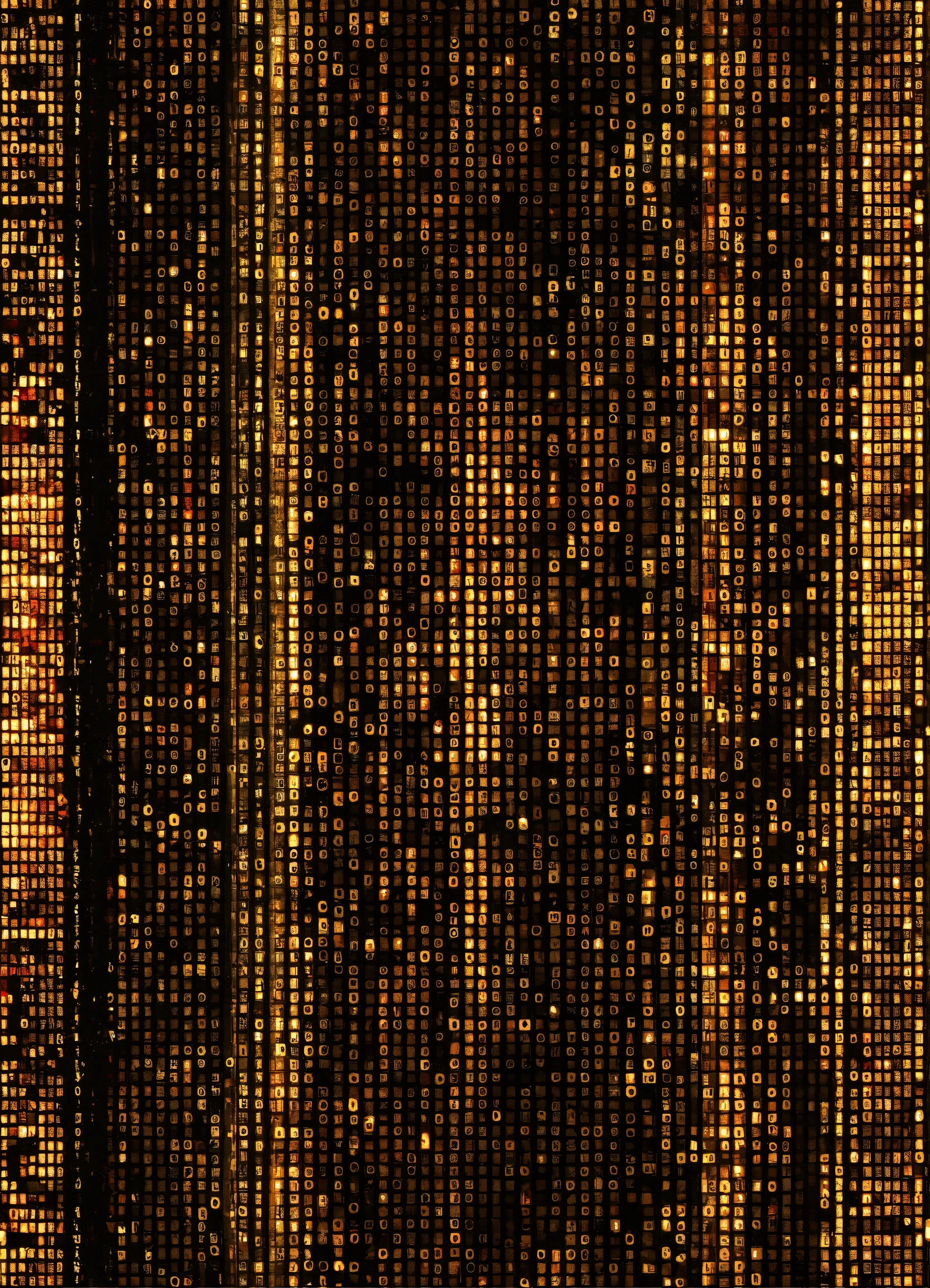 Lexica - Realistic digital matrix background,