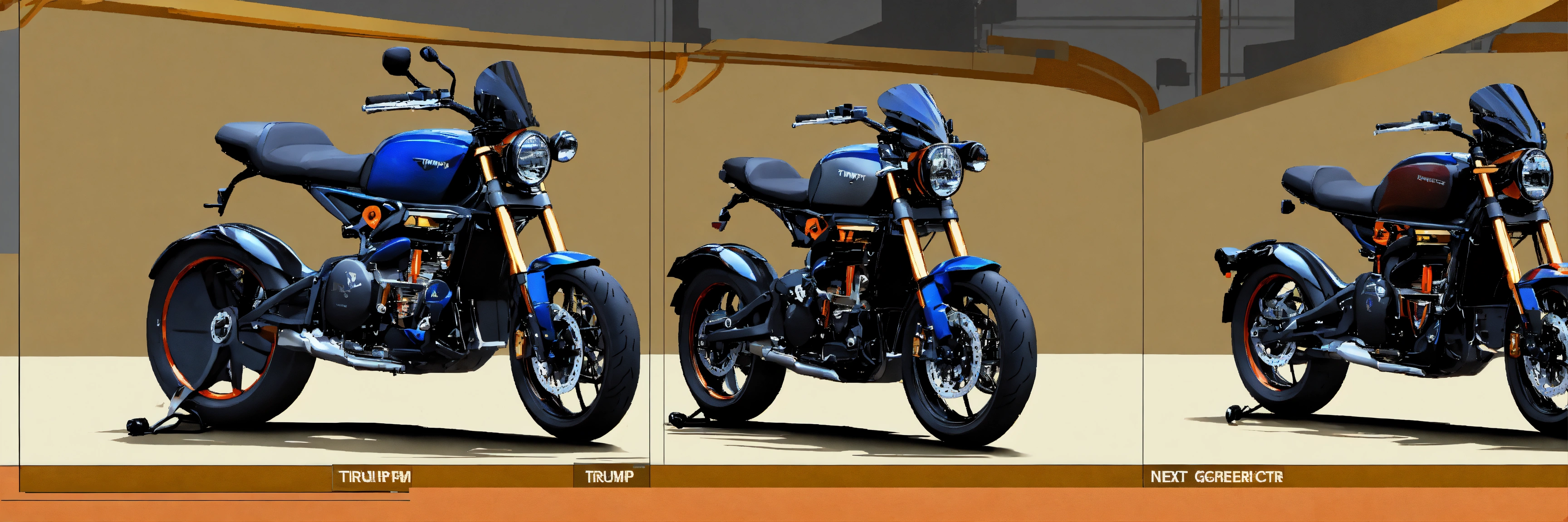 Lexica - Next generation Triumph Rocker 3 GT motorcycle, highly ...