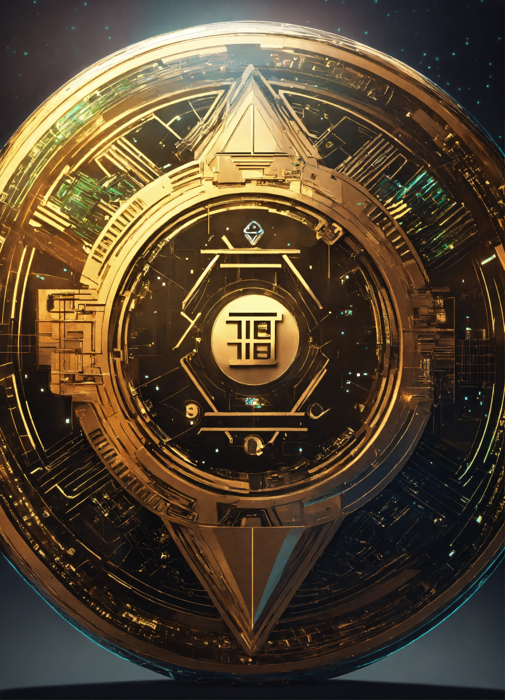 Lexica - Futuristic design for unknown crypto coin