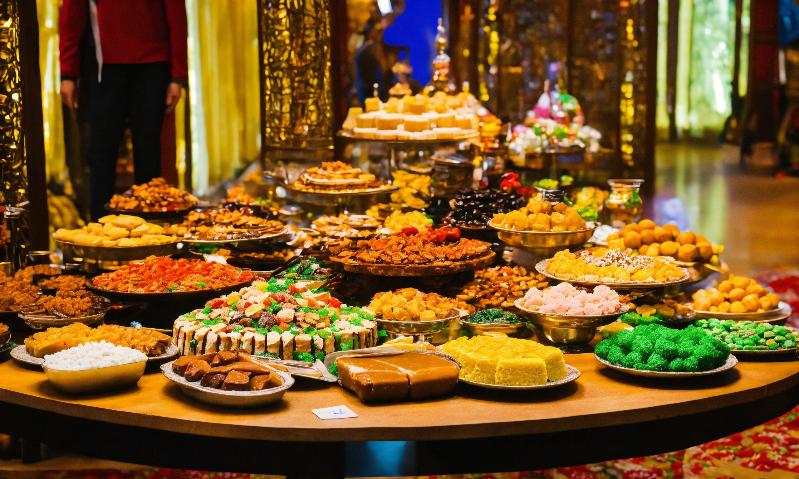 Lexica - A large table with national Kazakh sweets with national Kazakh ...