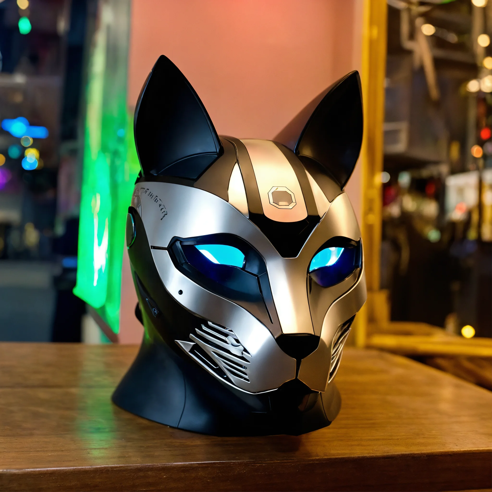 Lexica - Robotic cat mask