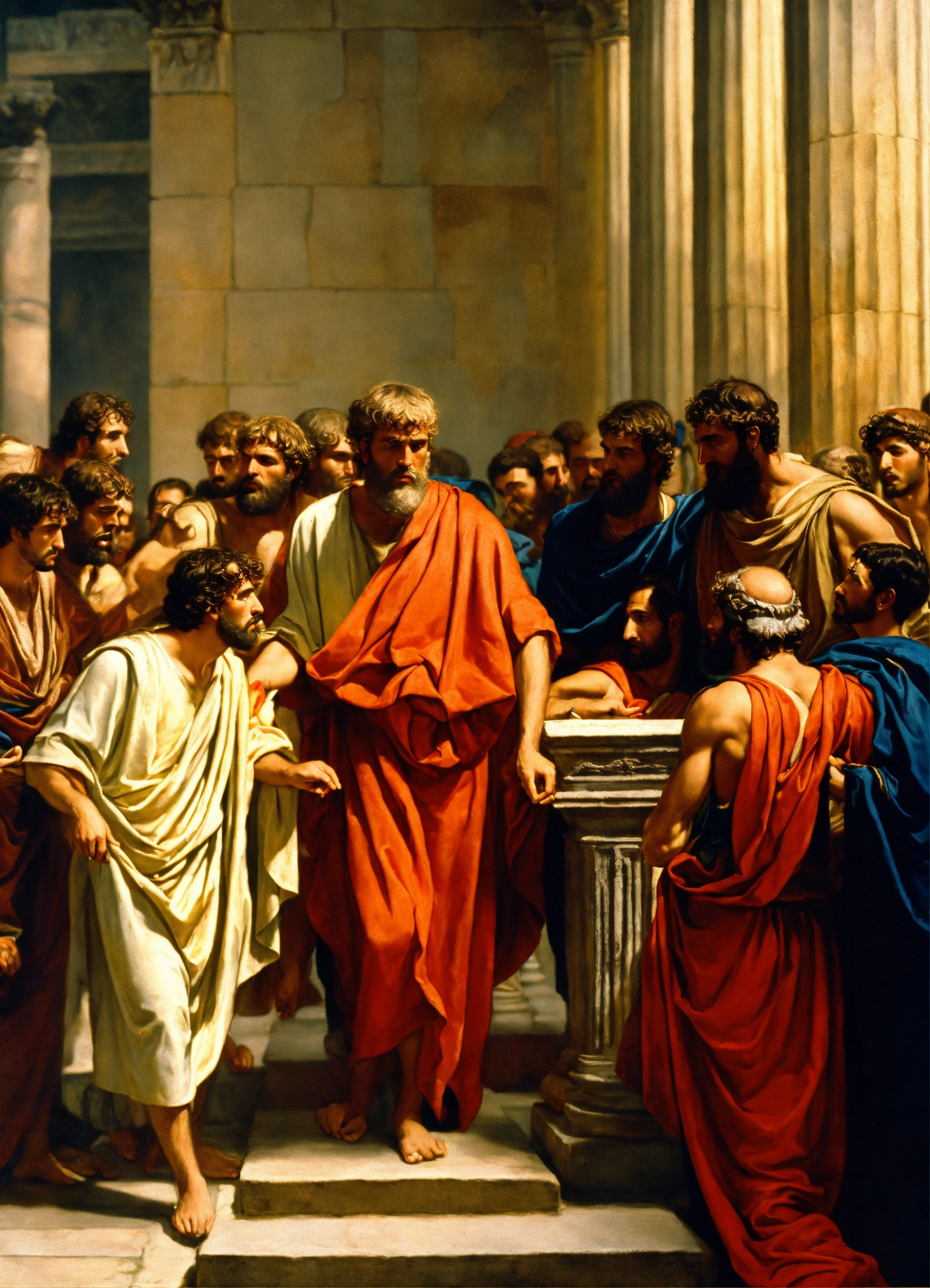 Lexica - Paul the apostle being tried for treason in ancient Rome
