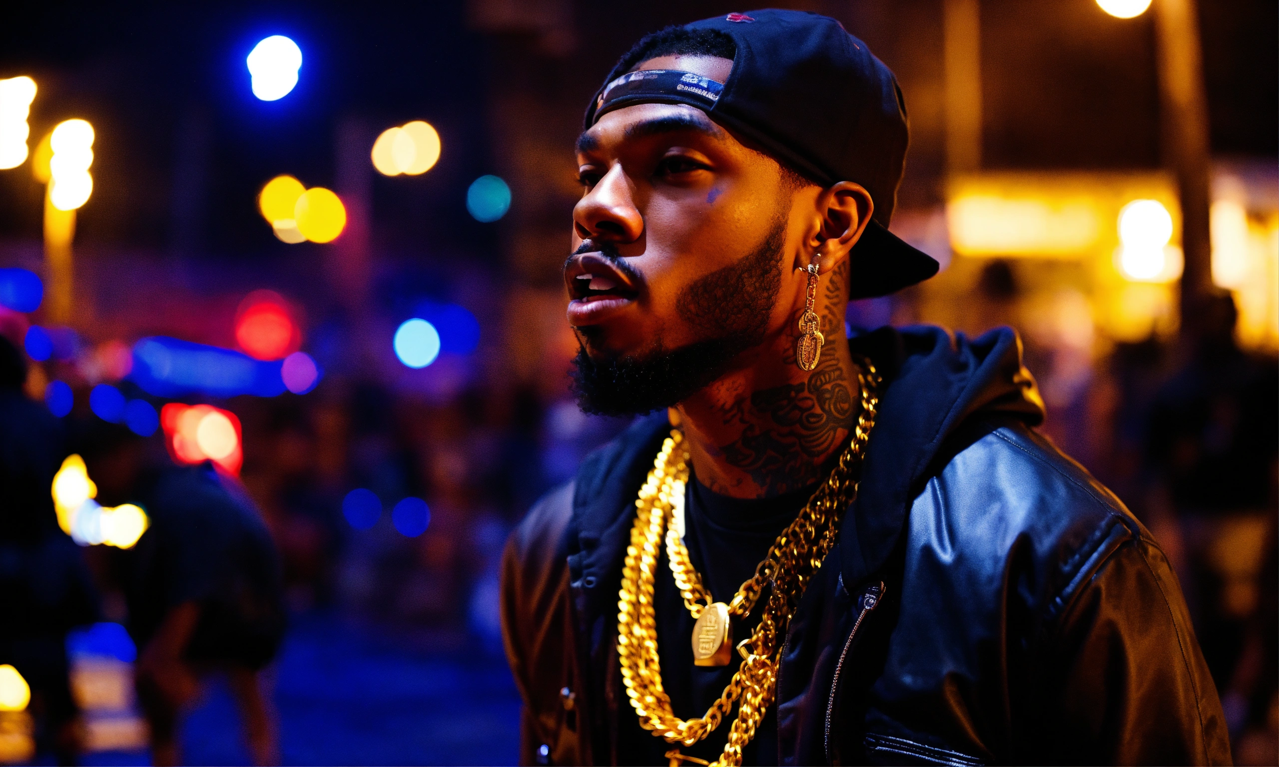 Lexica - Full body shot of rapper 