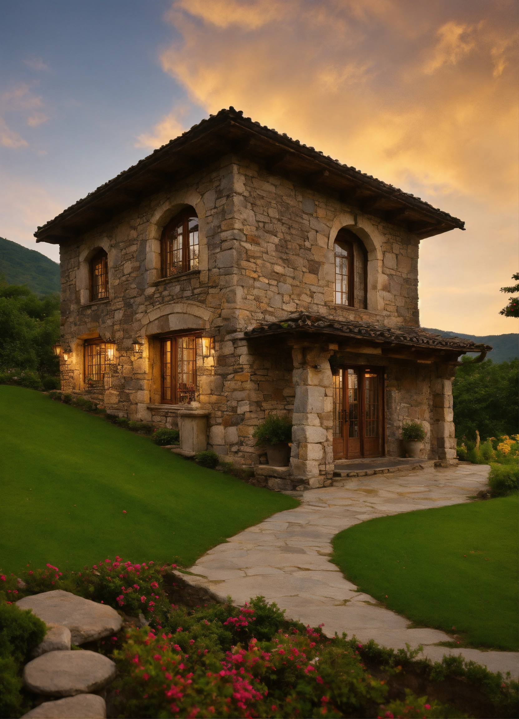 Lexica - Antique stone house
