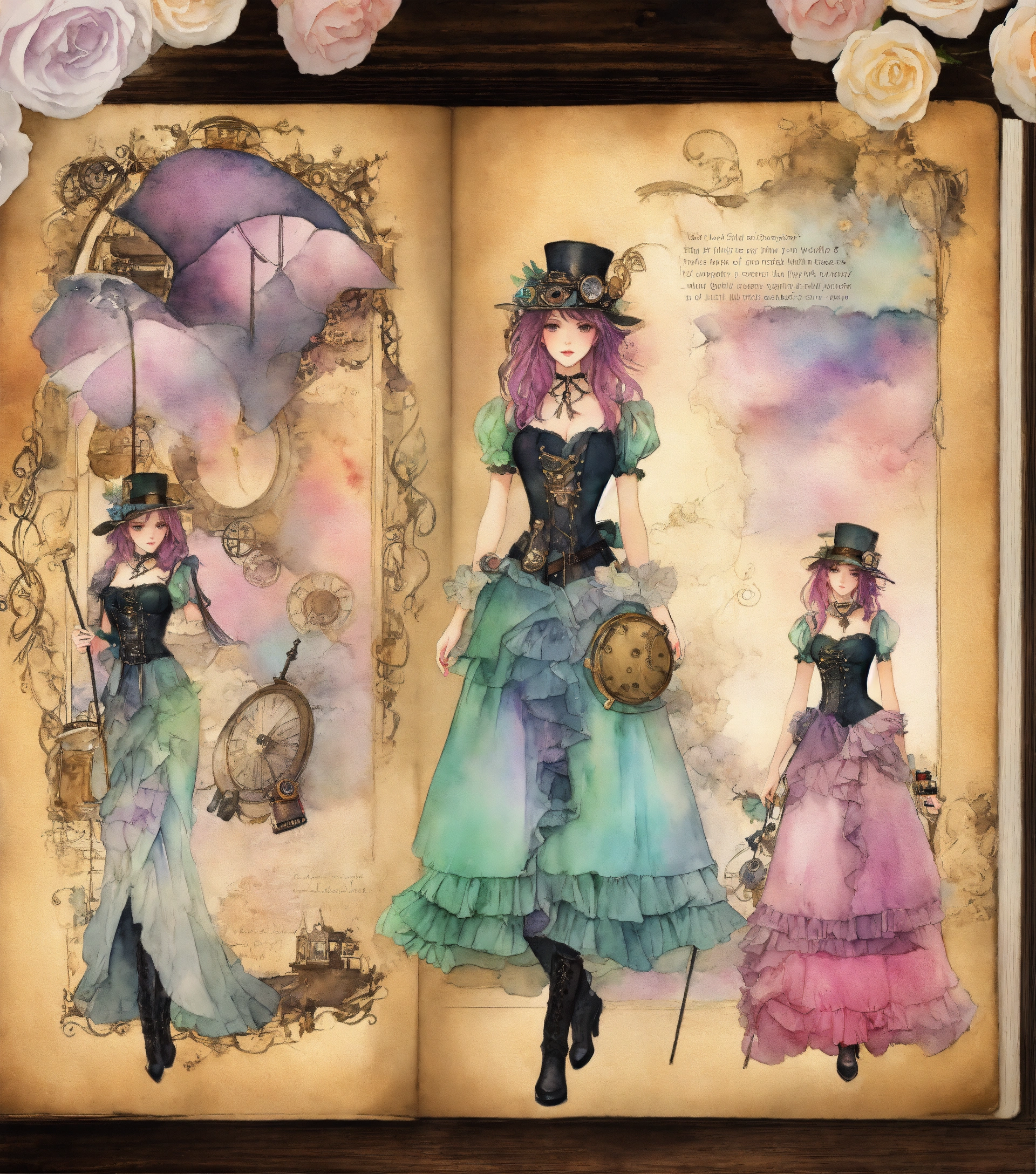 Lexica - Shabby chic dreamy mist pastel junk journals Create detailed ...