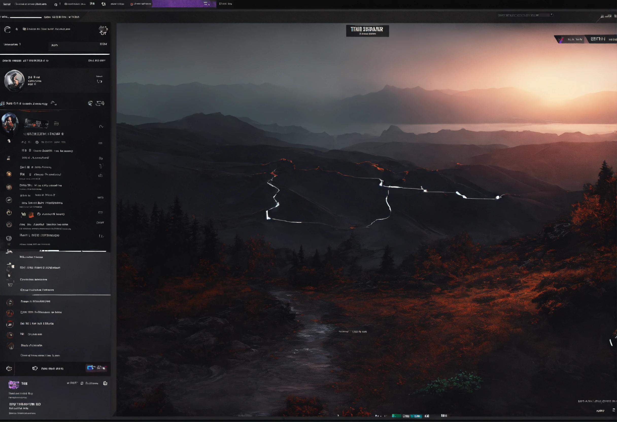 Lexica - Black and grey stream overlay for twitch