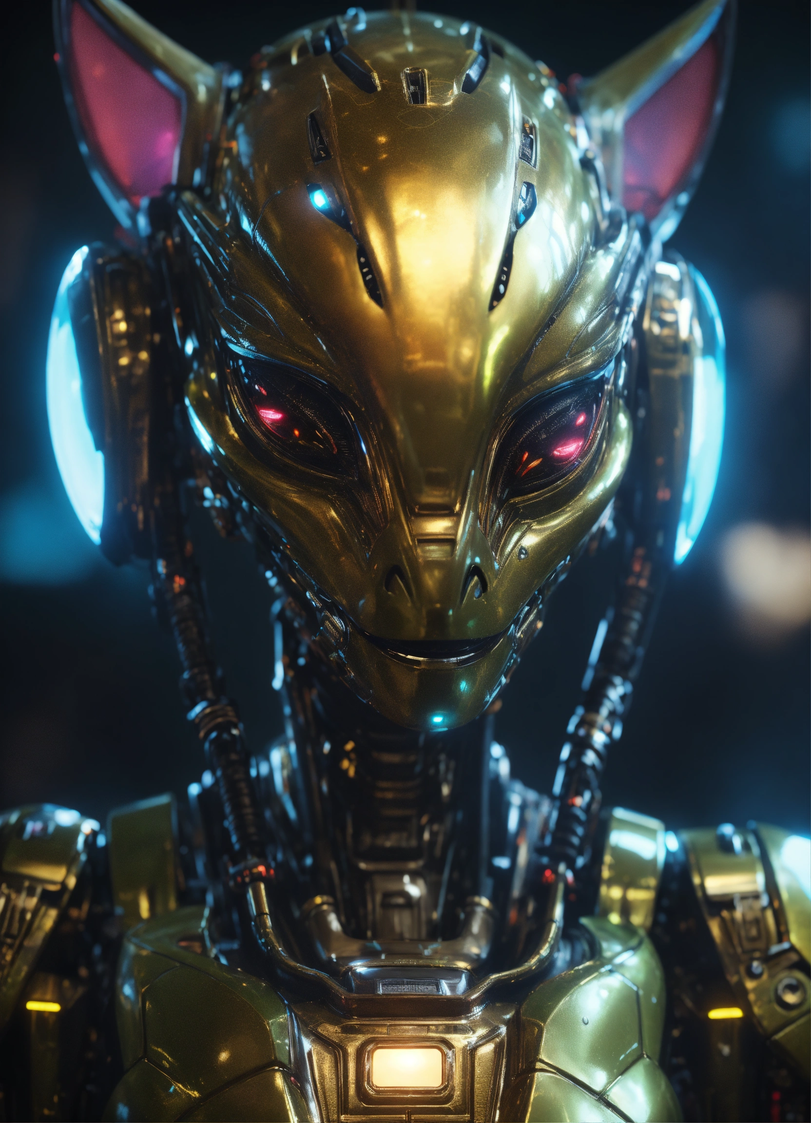 Lexica - Many different creepy alien race individuals cat-like robo ...