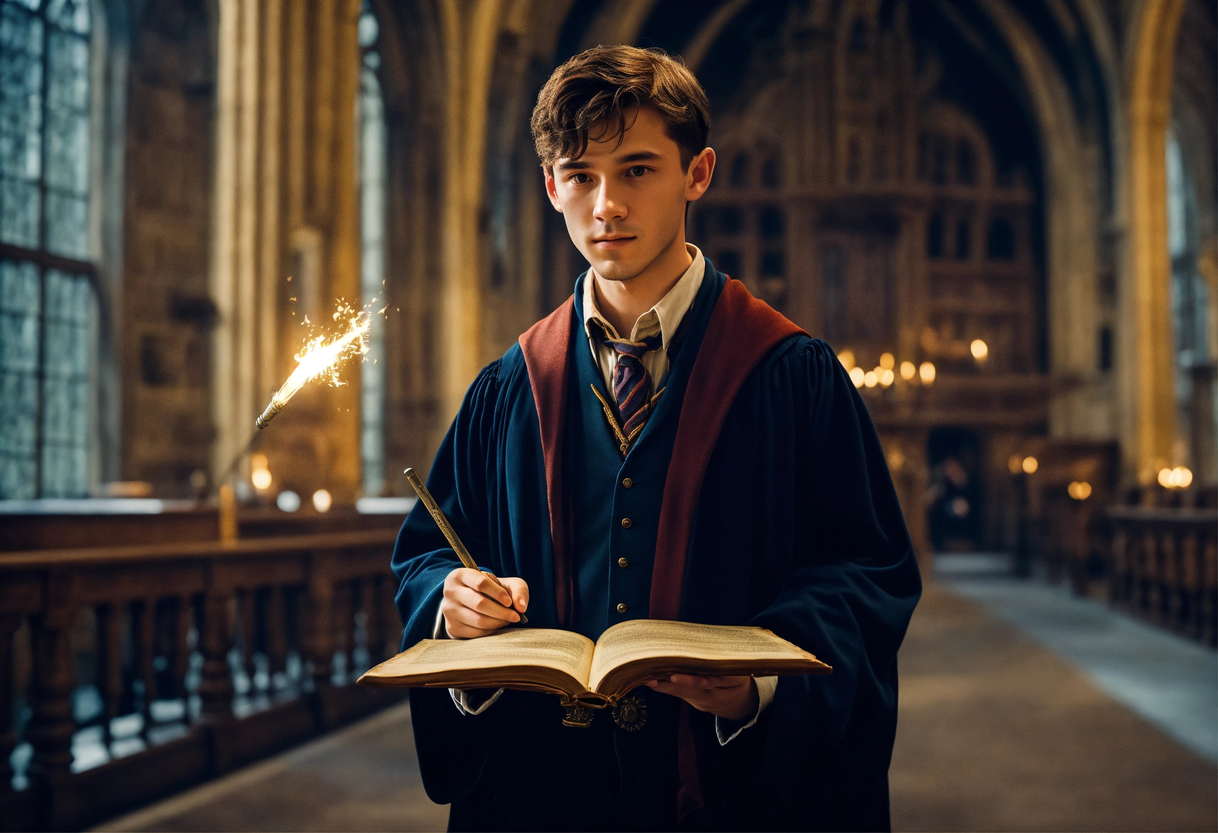 Lexica - This must be a modern wizard at Hogwarts, there must be a wand ...