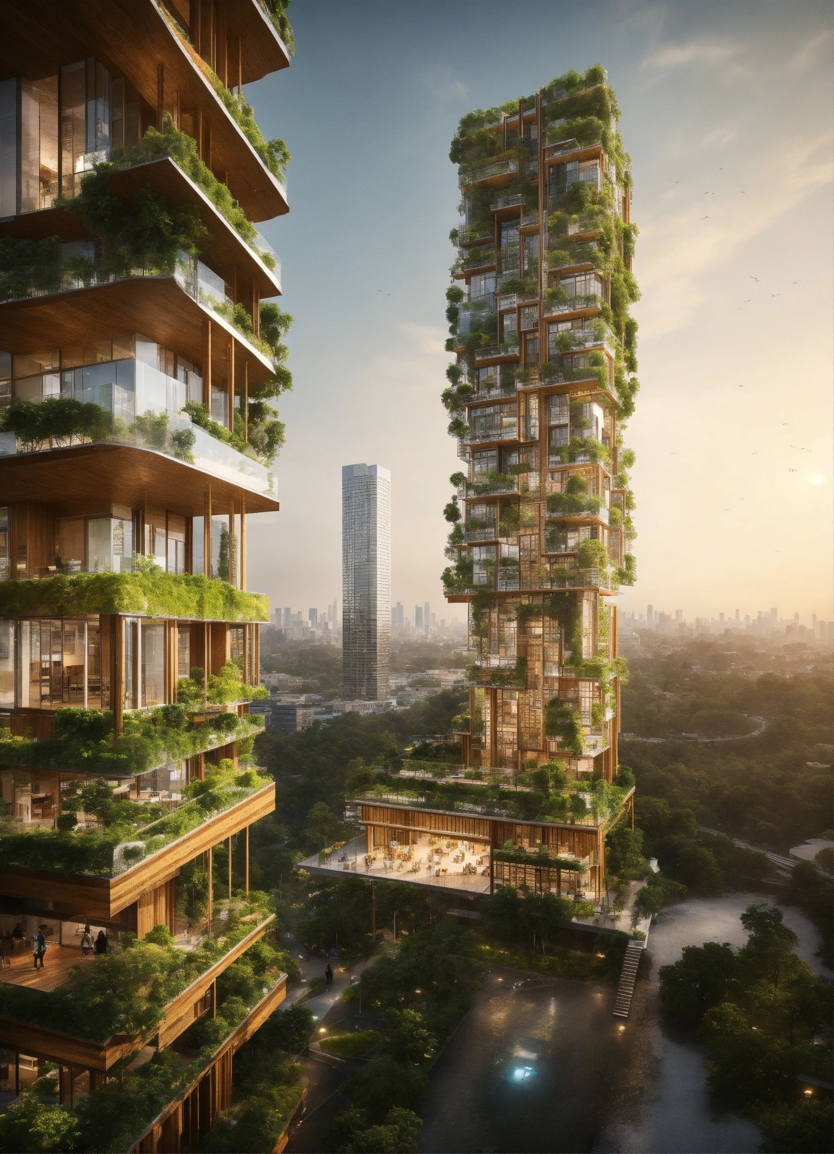Lexica - Imagine a vision of meta-modern Ho Chi Minh city in 2050 where ...