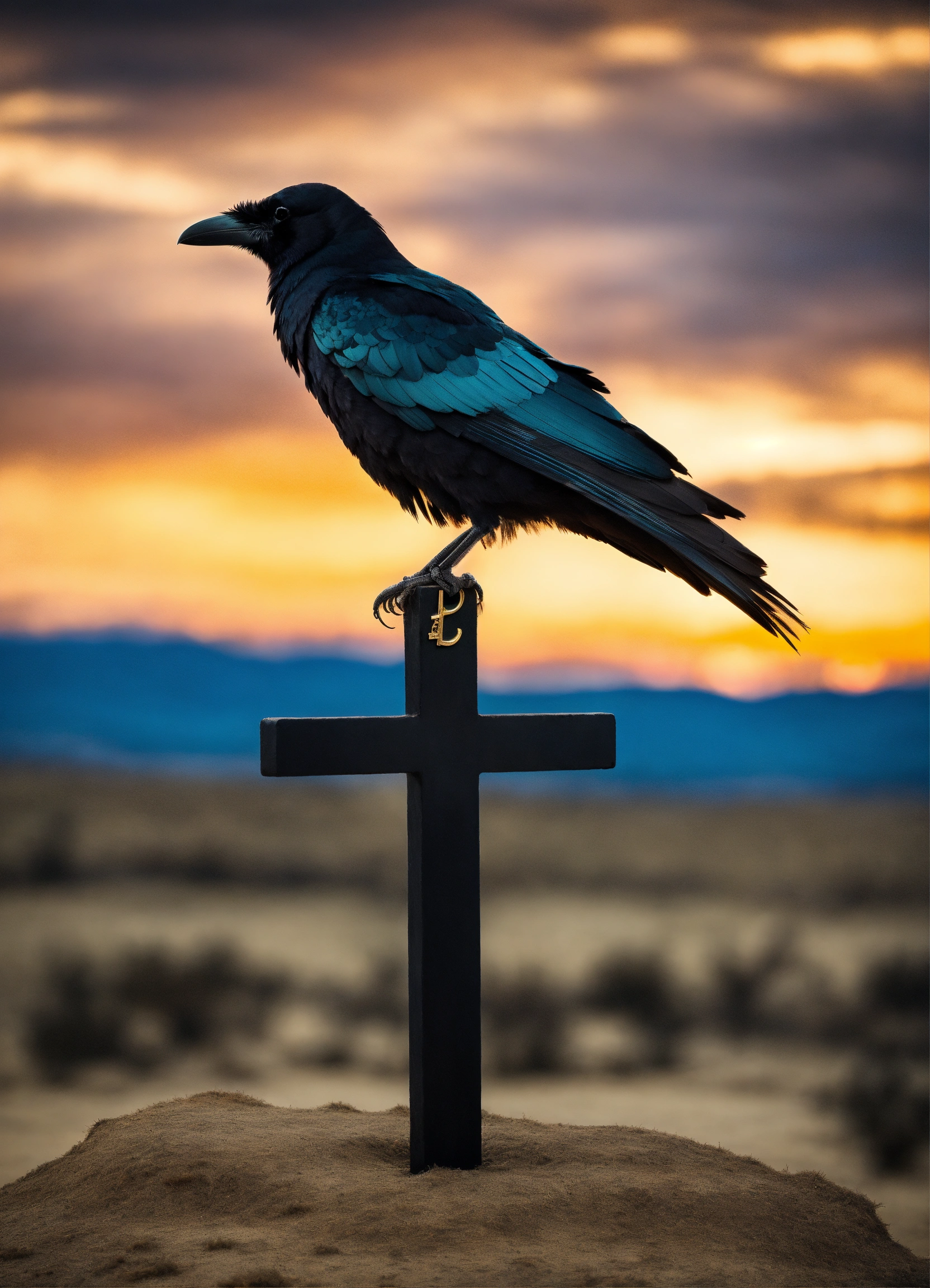 Lexica - Black is a color associated with mystery and depth, raven dark ...