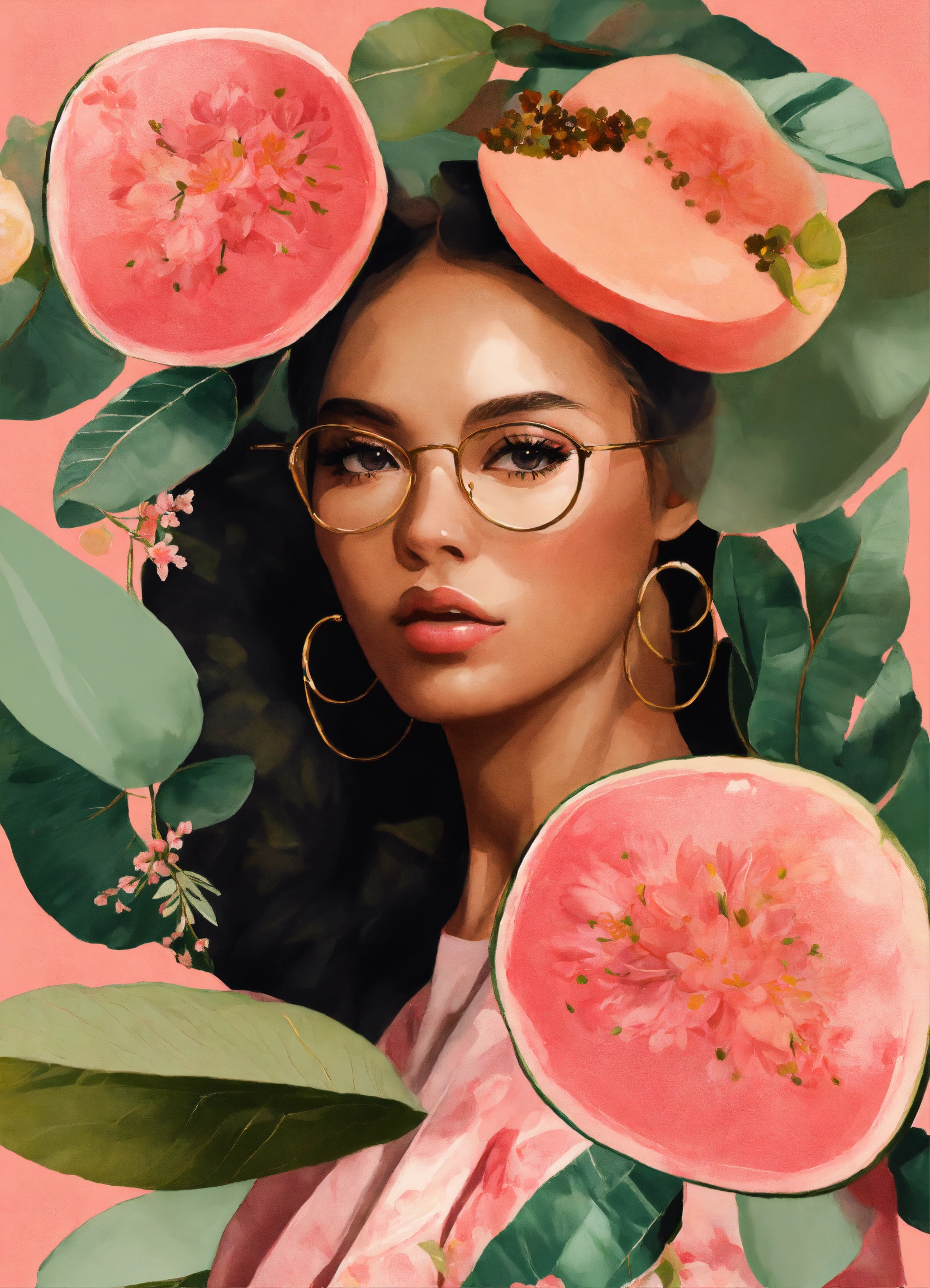 Lexica - The combinations of guava image merged beautifully with ...