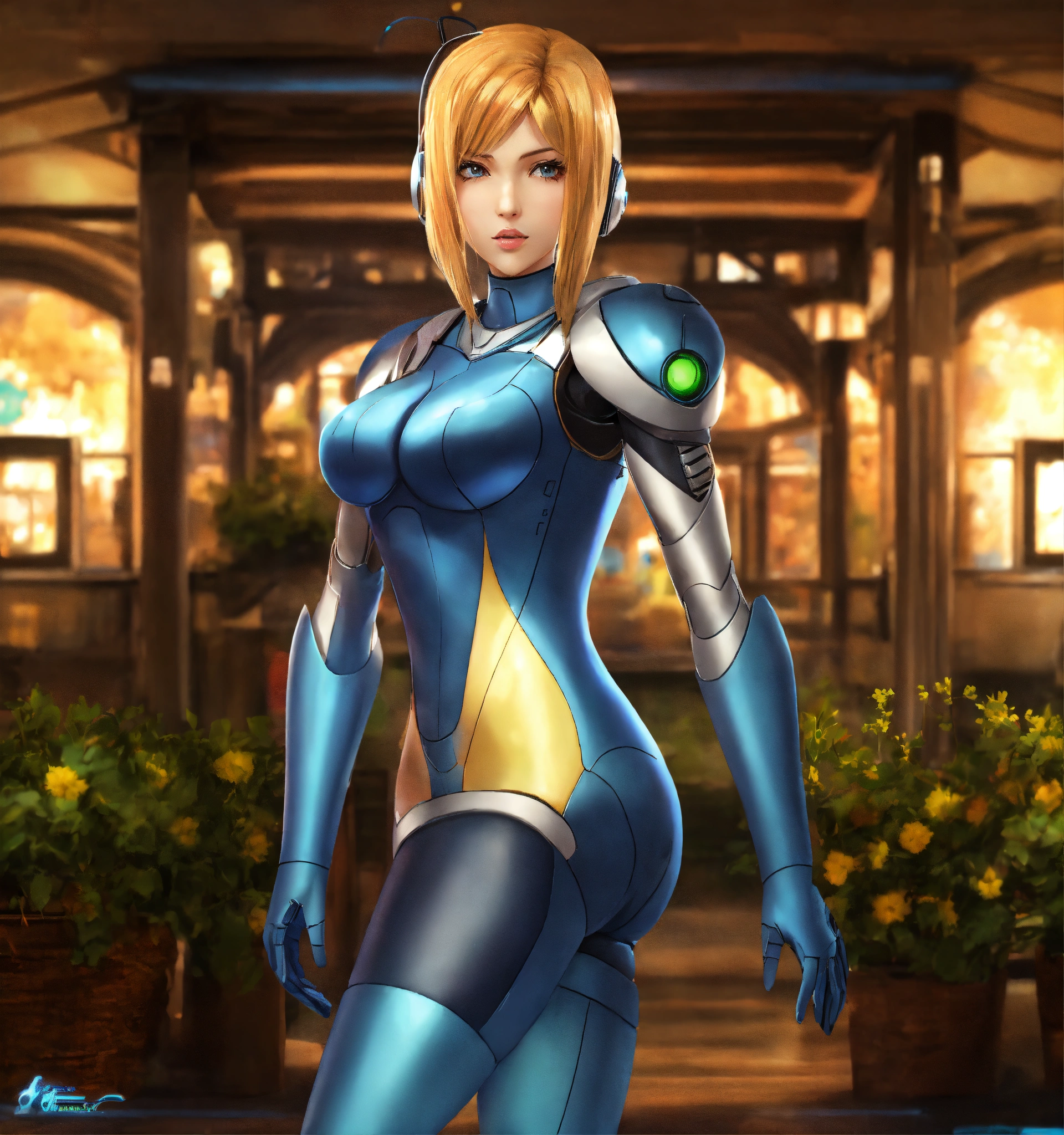 Lexica - Zero suit samus, female robot, maid outfit