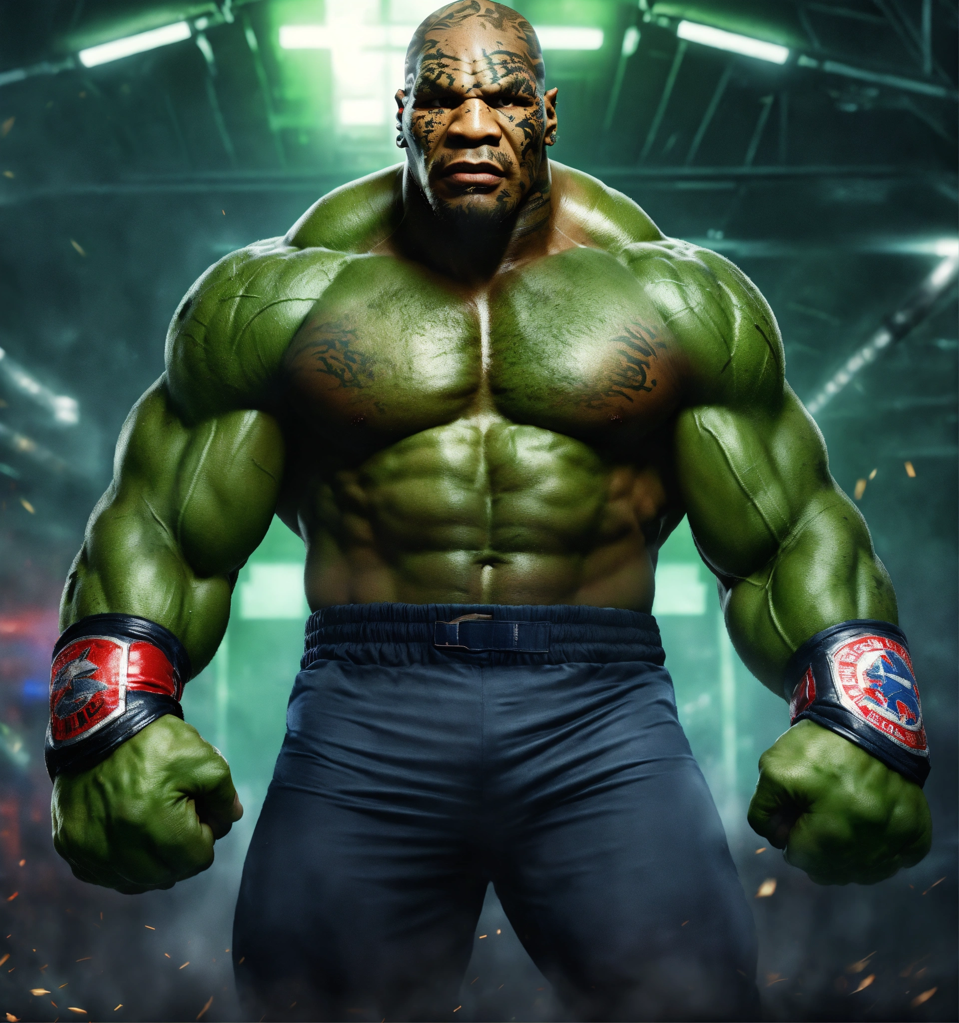 Lexica - Mike tyson hulk, 8k
