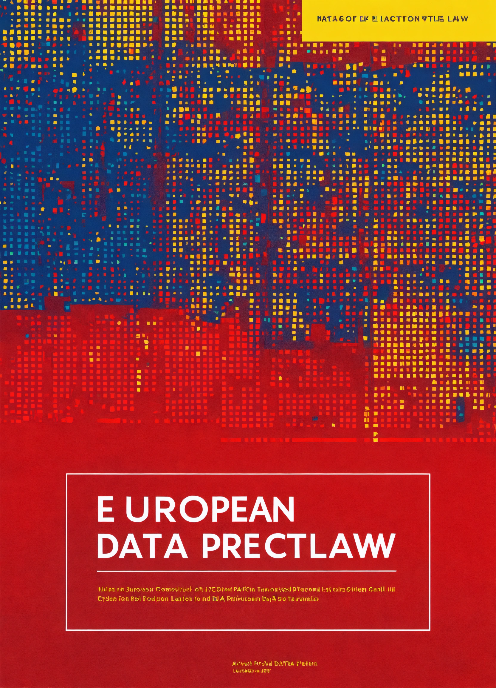 Lexica - Cover for european data protection law textbook without people ...