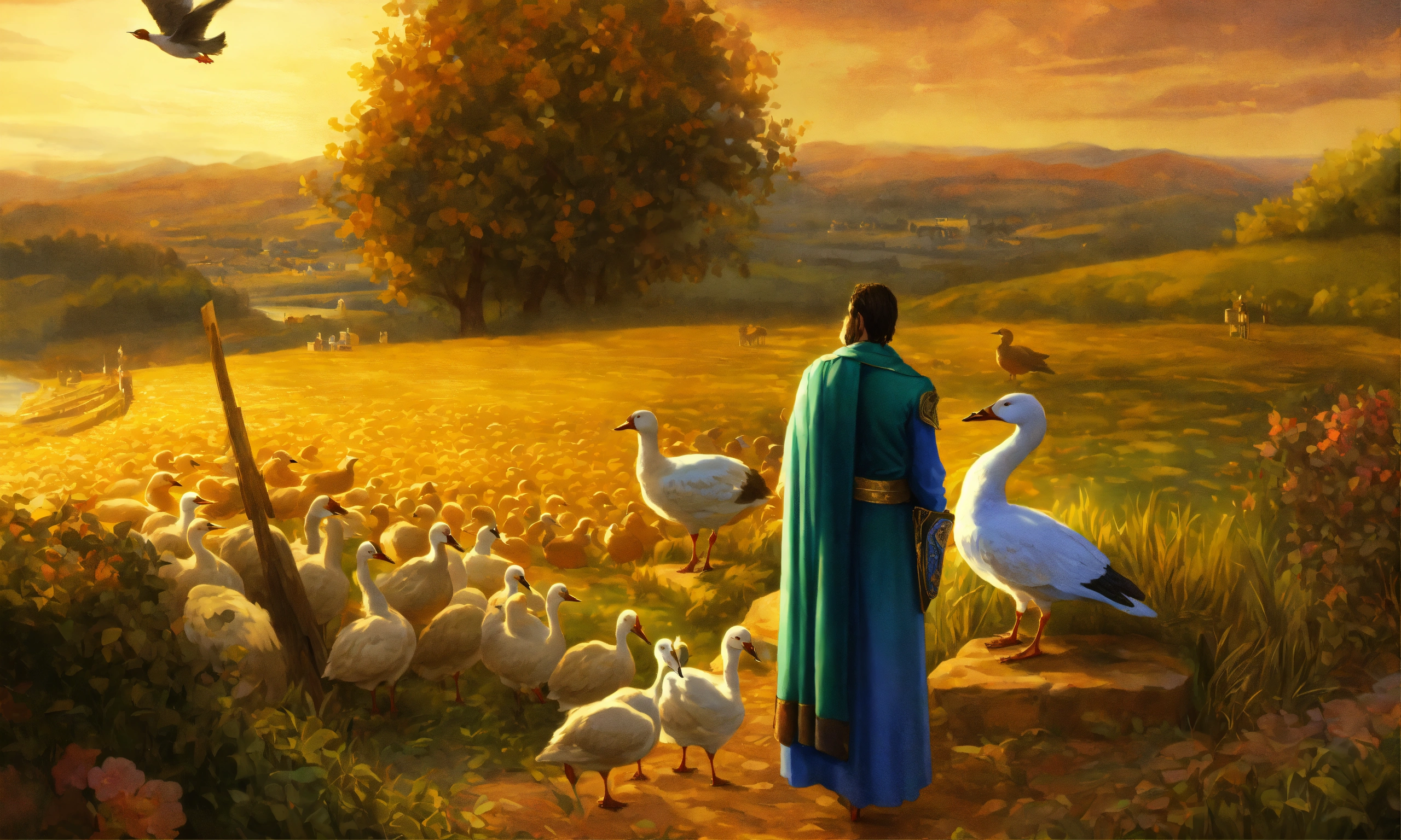 Lexica - Word of the miraculous goose spread throughout the region ...