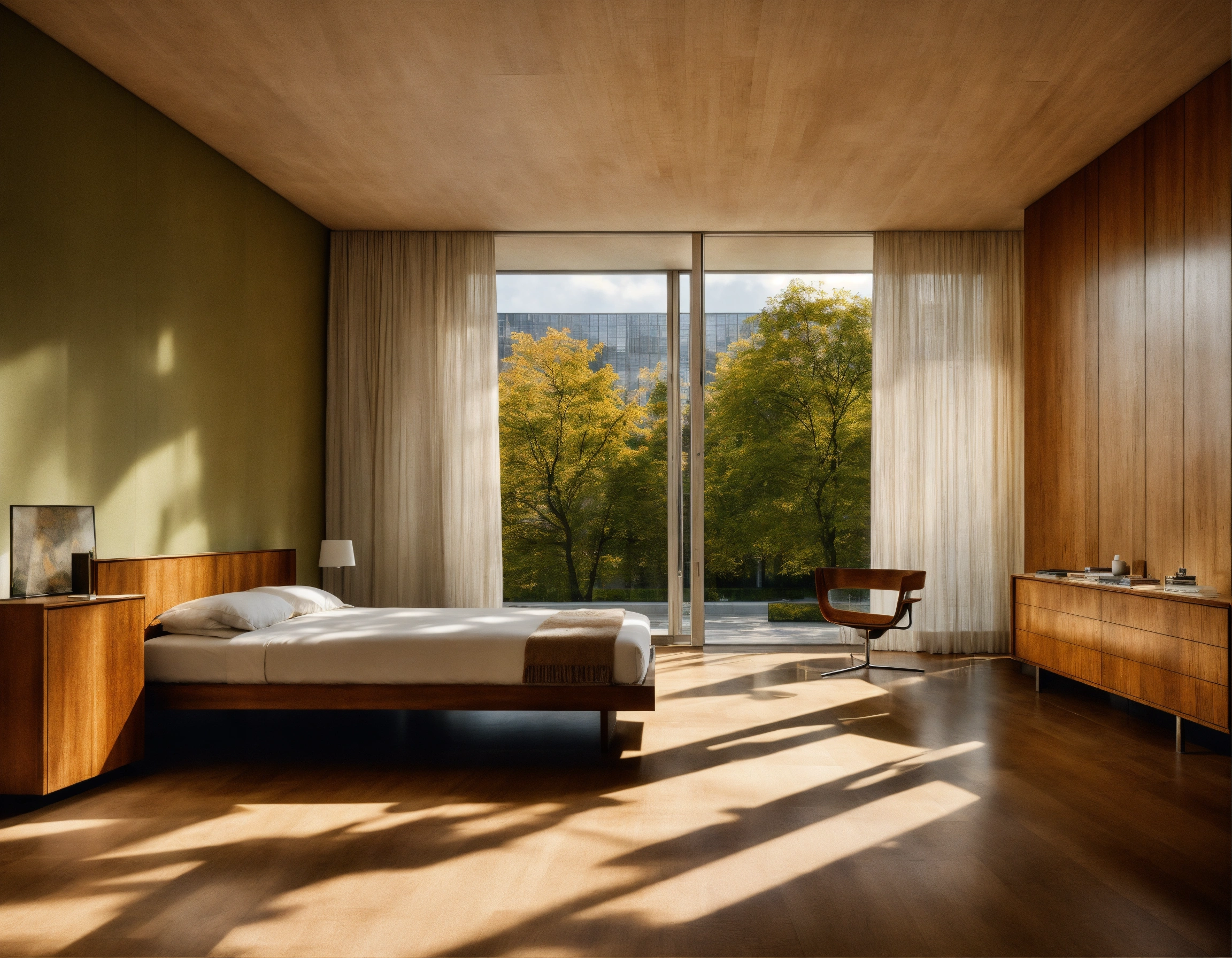 Lexica - Ludwig Mies van der Rohe bedroom like New National Gallery ...