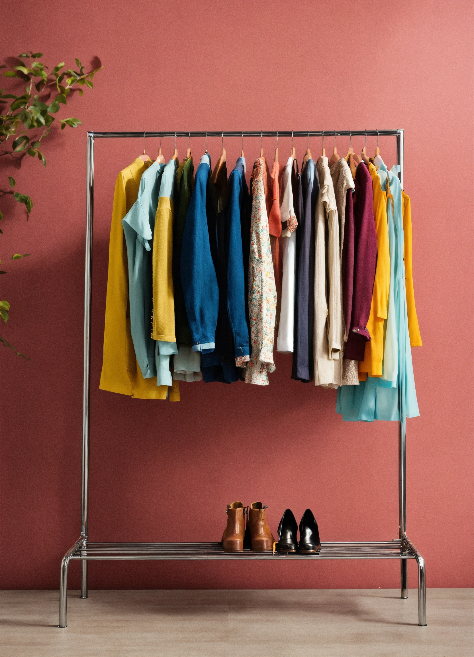 Lexica - Create images of clothes on a rack