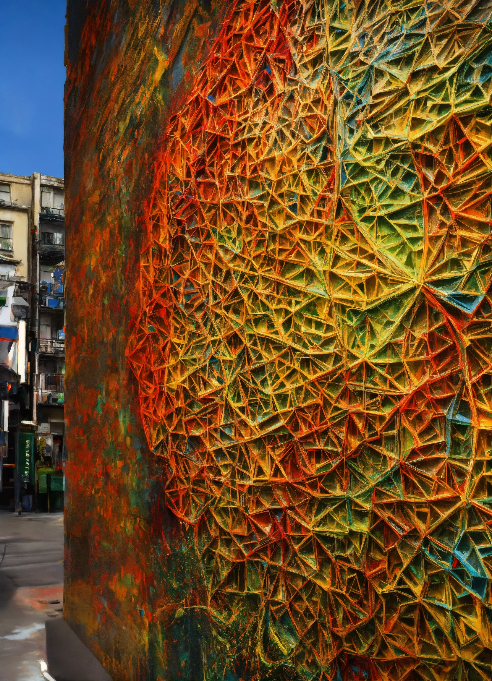 Lexica - Beautiful, intricate, complex, Street art, net art, impasto