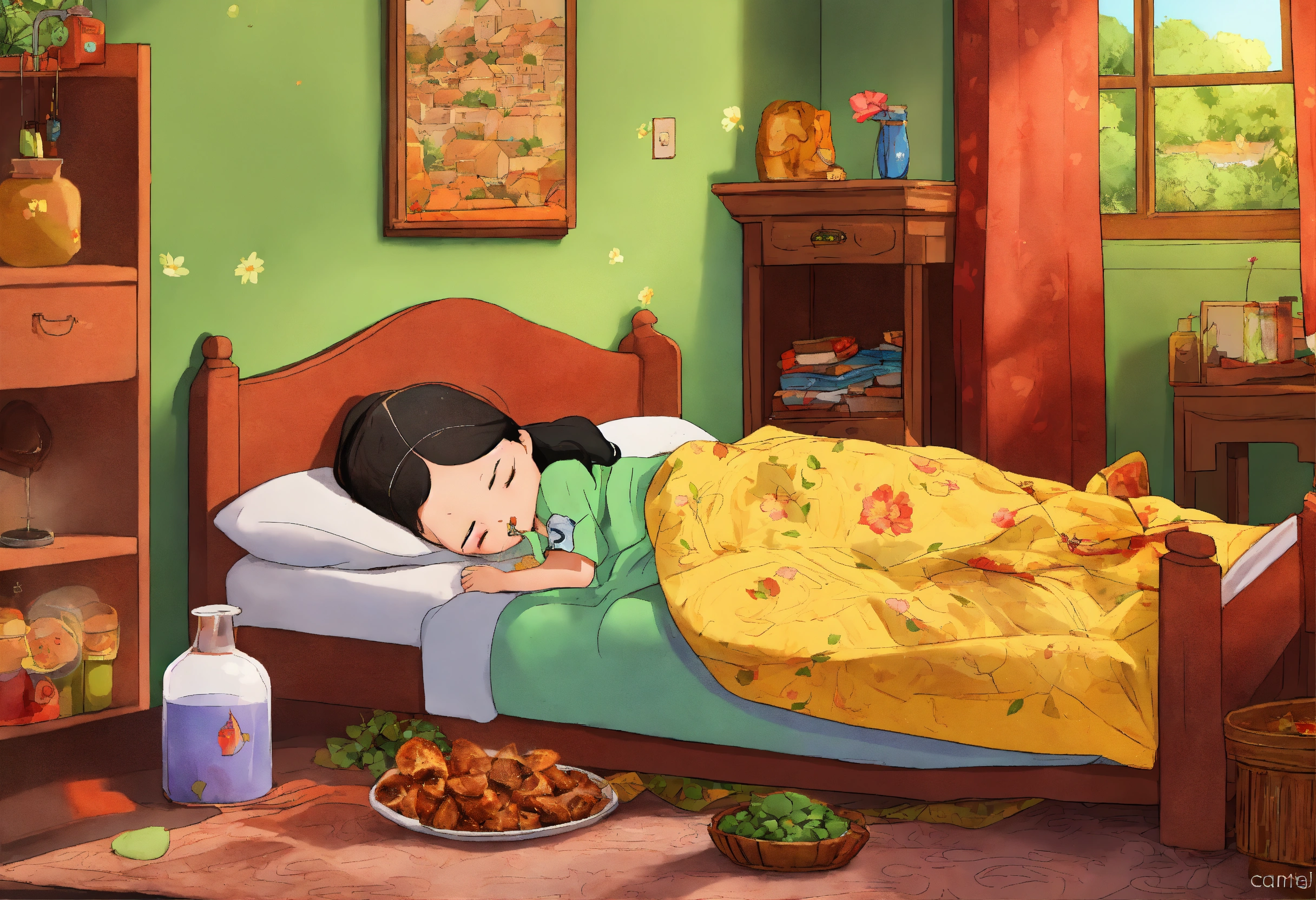 Lexica - Haniya Api has eaten early today and is sleeping unconsciously ...