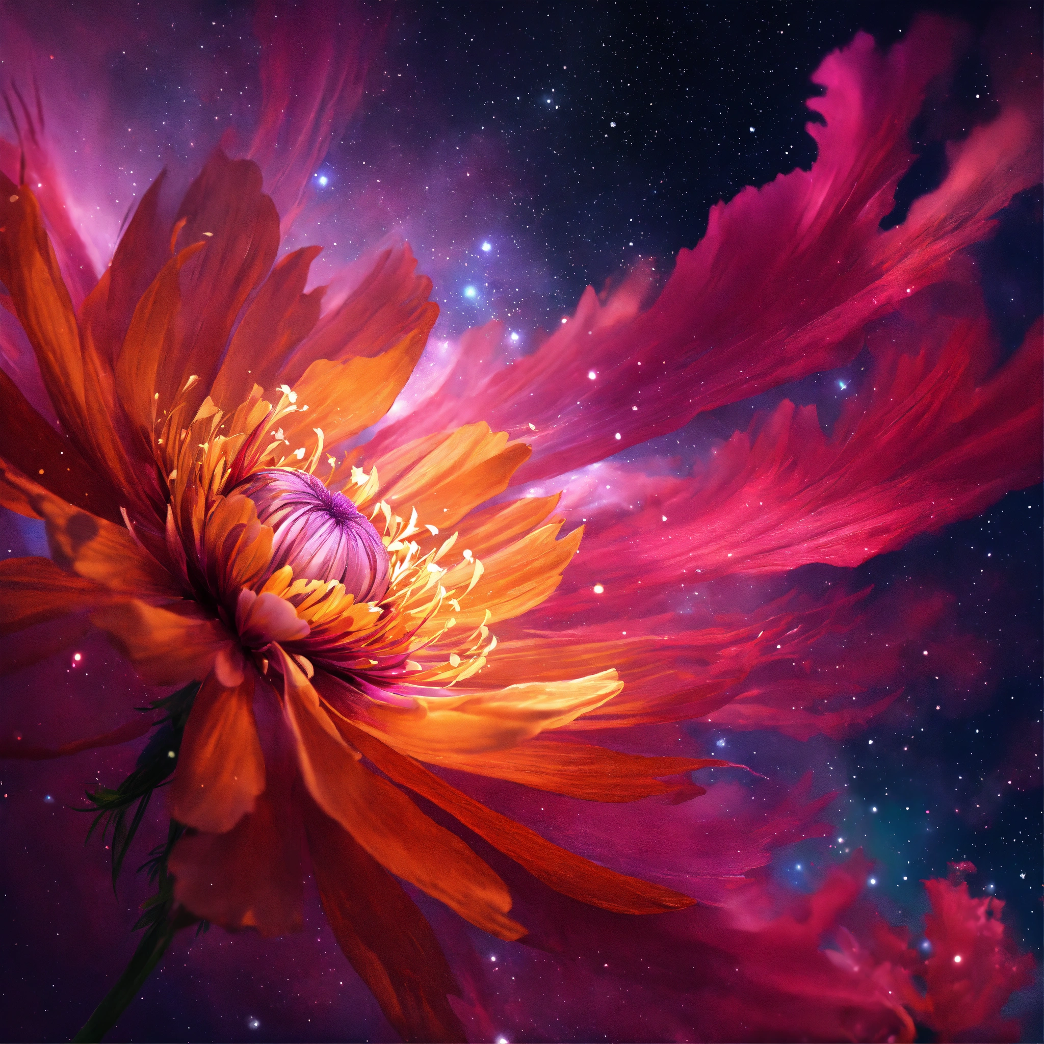 Lexica - A beautiful and detailed picture of cosmos, with lots of colors