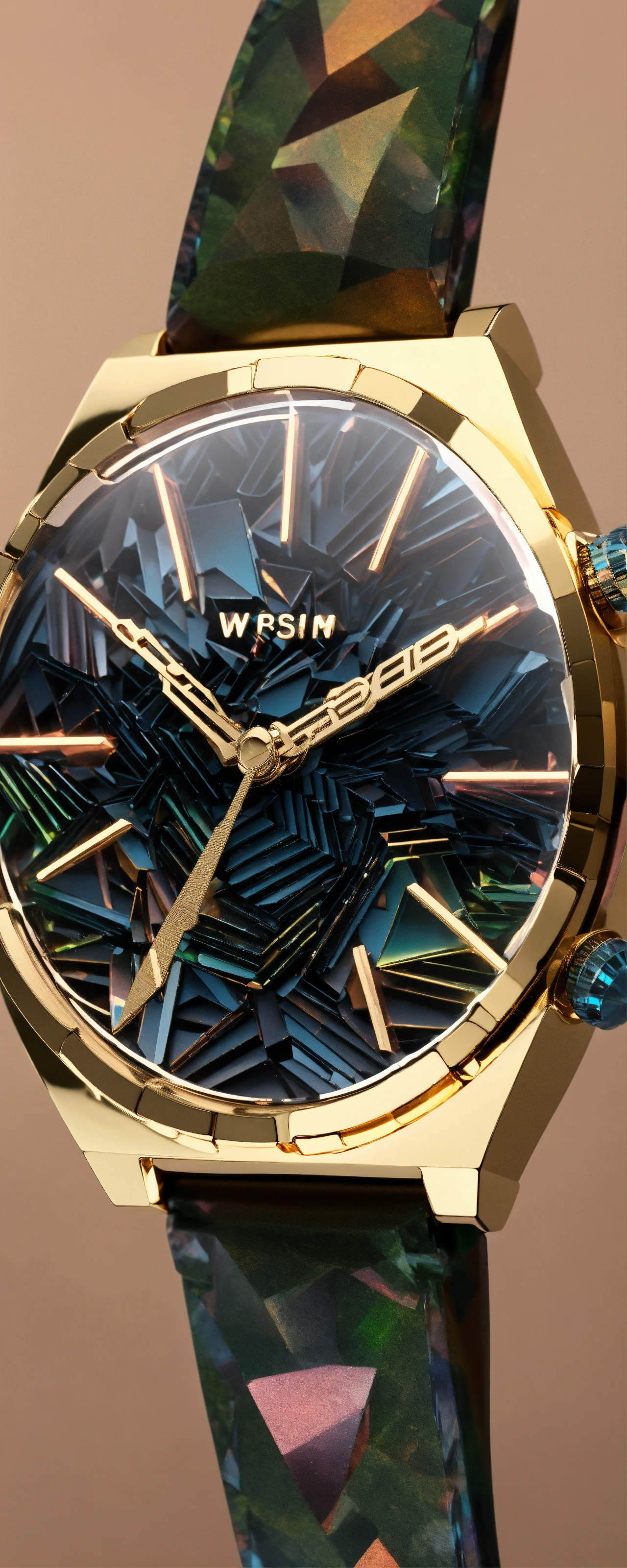 Lexica - Prism watch in a generative 3D style on a watch, ww2 style ...