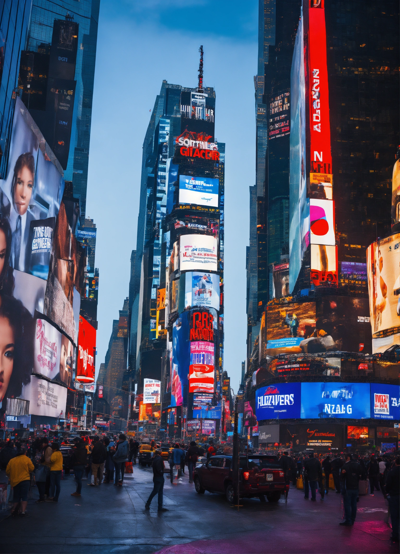 Lexica - Grinder Nation Radio in the advertisements at Times Square