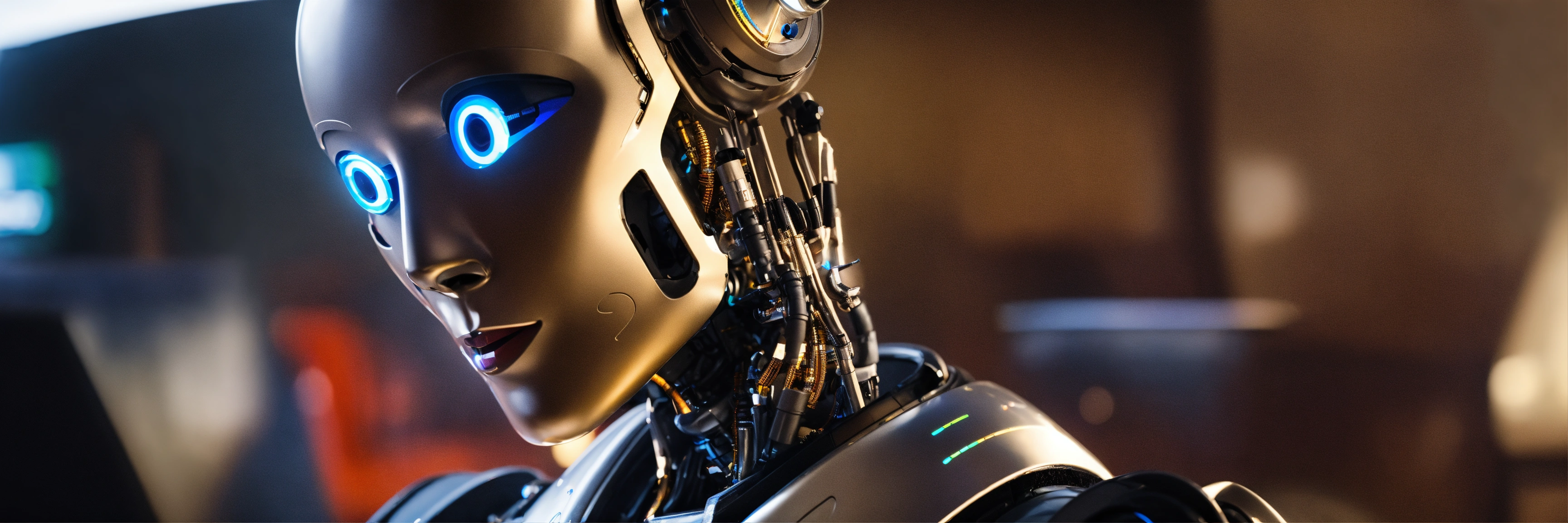 Lexica - 8K, generate a robot that combines biometric knowledge ...
