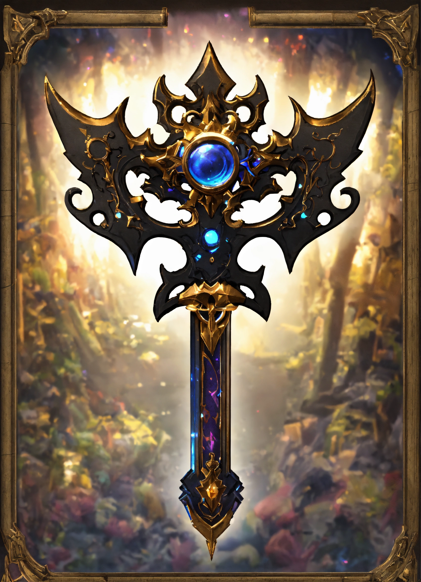Lexica - Metal dark matter legendary black keyblade artifact