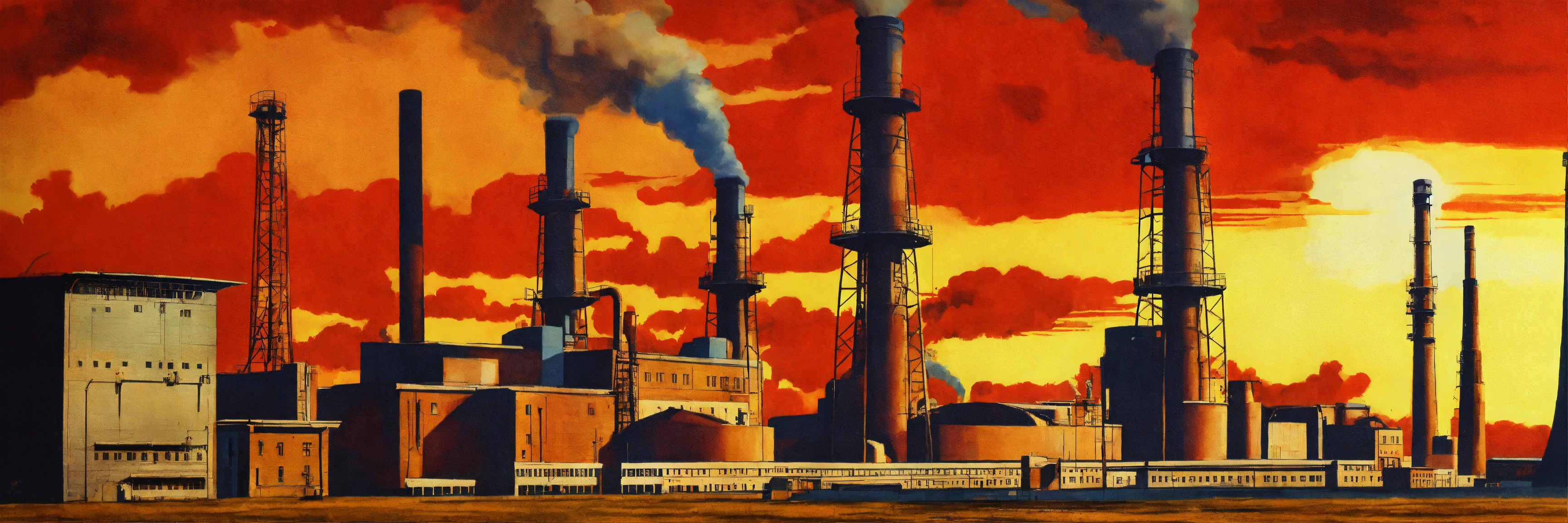 Lexica - Collage on the theme of the USSR factory